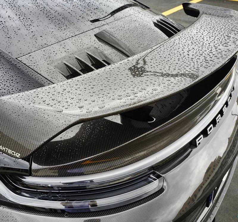 PORSCHE 911 Pre-Preg (Kuru) Karbon Fiber Bagaj kapağı