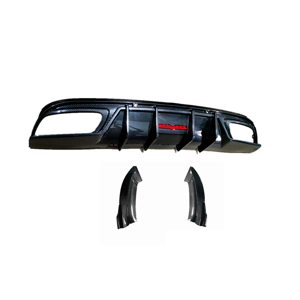 MERCEDES-BENZ AMG W205 C63 Pre-Preg (Kuru) Karbon Fiber Arka Difüzör