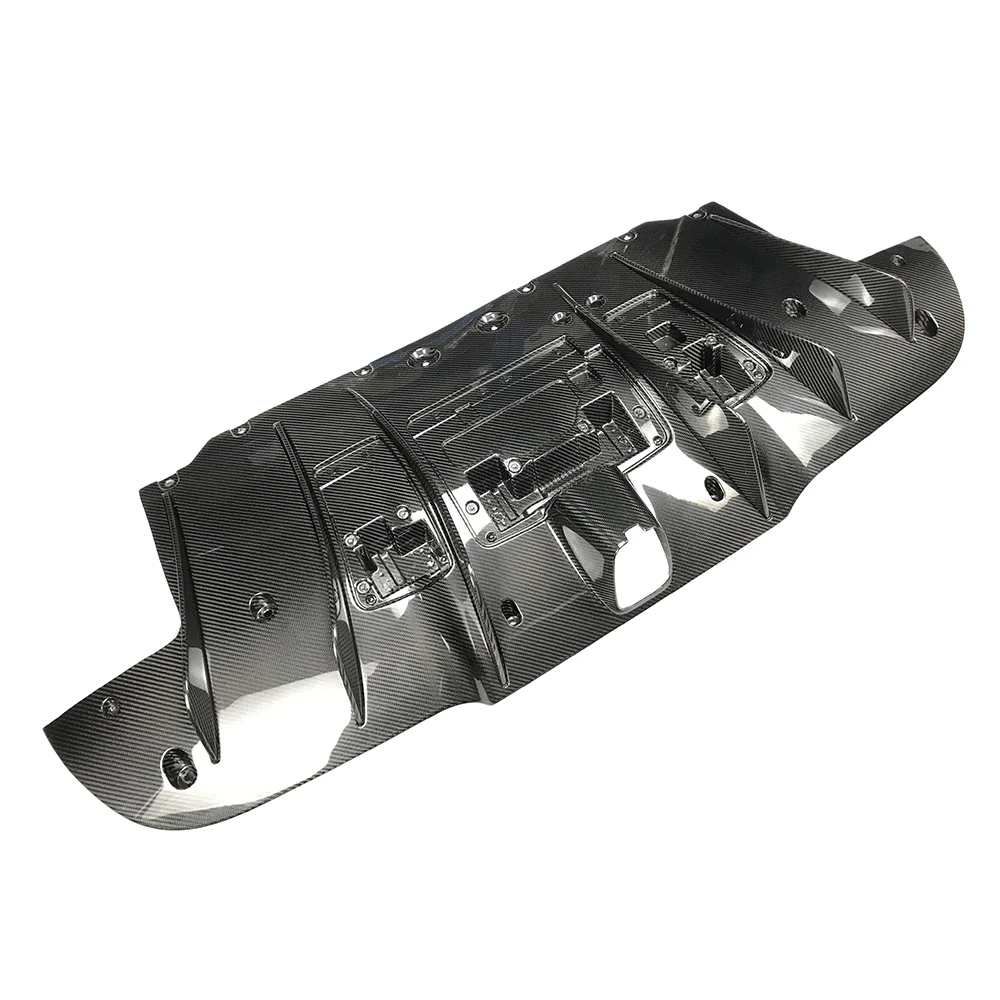 FERRARI 488 GTB/SPIDER Pre-Preg (Kuru) Karbon Fiber SN Arka Difüzör