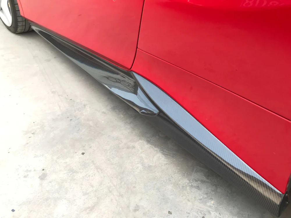 FERRARI 488 GTB/SPIDER Pre-Preg (Kuru) Karbon Fiber SN Yan Marşpiyel