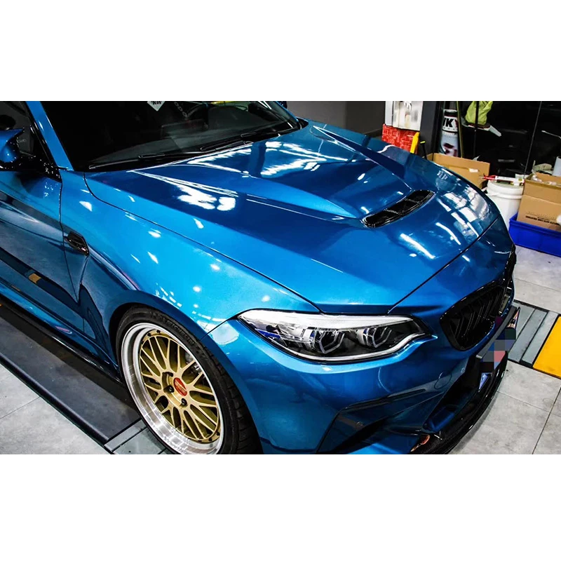 BMW M2 F87 Pre-Preg (Kuru) Karbon Fiber CS Hava Kanallı Kaput