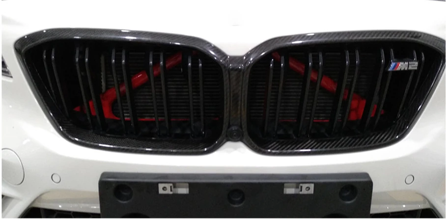 BMW M2C F87 Pre-Preg (Kuru) Karbon Fiber Ön Panjur Çerçeve