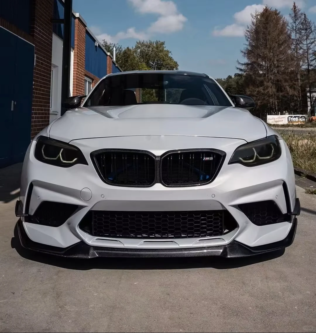 BMW M2 F87 Pre-Preg (Kuru) Karbon Fiber CS Ön Lip