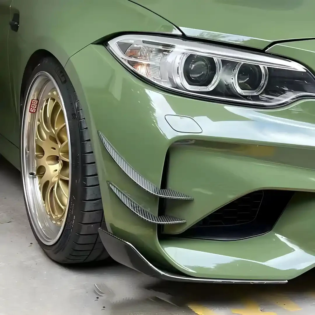 BMW M2 F87 Pre-Preg (Kuru) Karbon Fiber Ön Hava Yüzgeci
