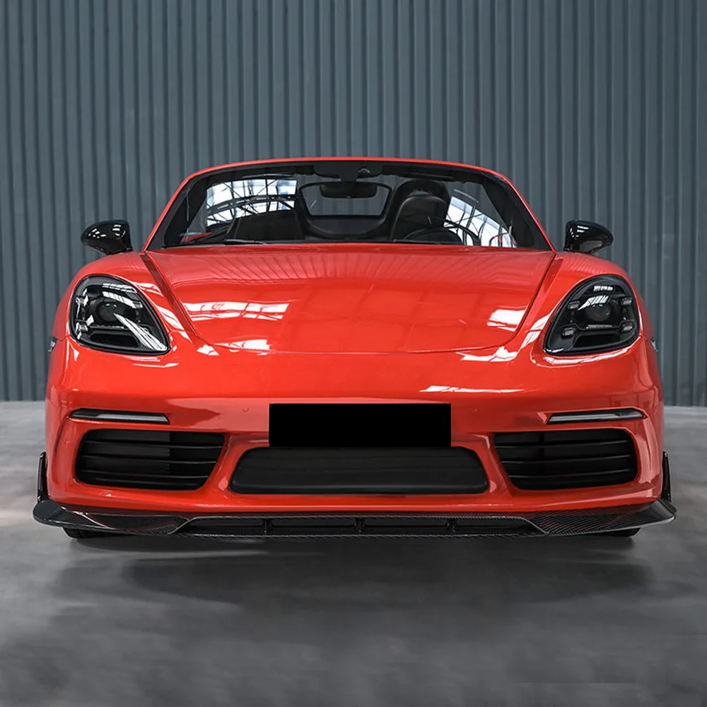 PORSCHE 718 CAYMAN/BOXSTER Pre-Preg (Kuru) Karbon Fiber Ön Lip