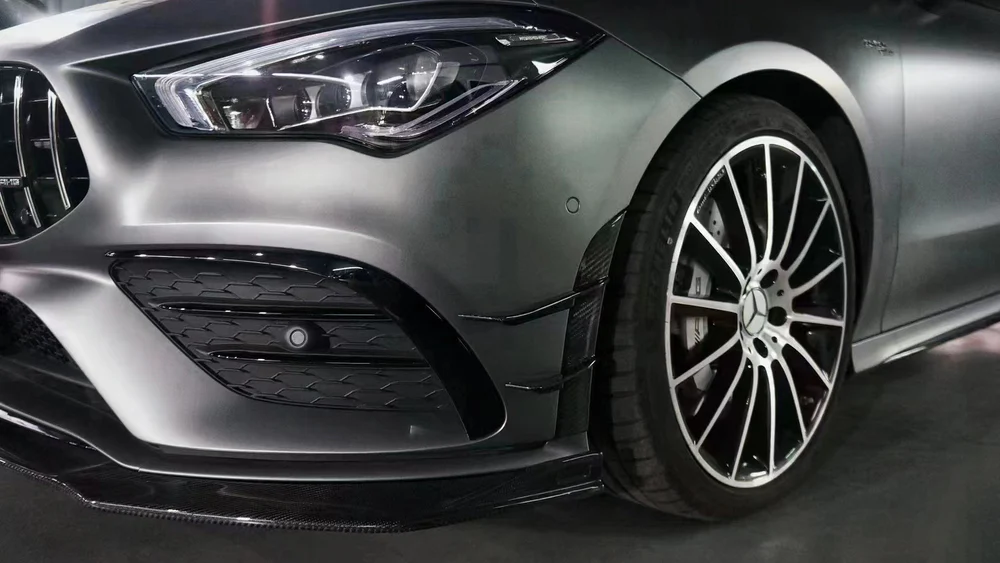 MERCEDES-BENZ AMG C118 Pre-Preg (Kuru) Karbon Fiber Ön Hava Yüzgeci