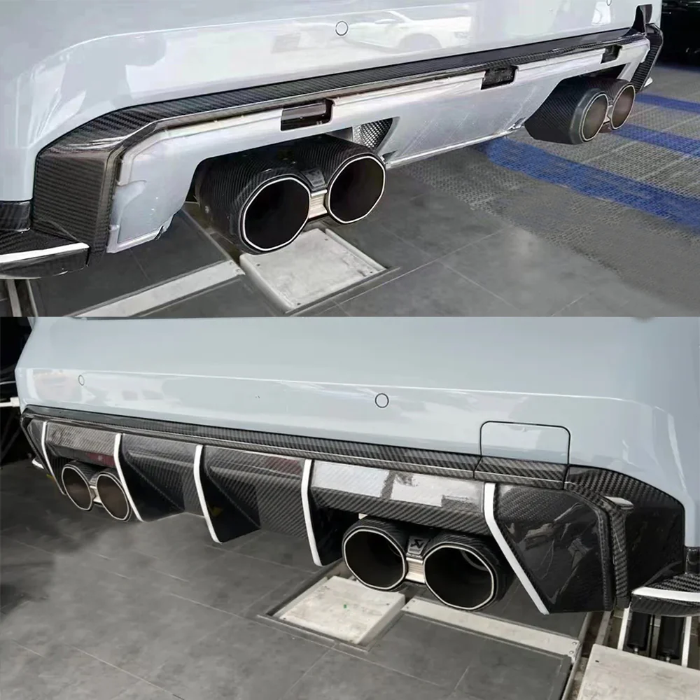 BMW M3/M4 G80/G82 Pre-Preg (Kuru) Karbon Fiber Arka Difüzör Çerçeve