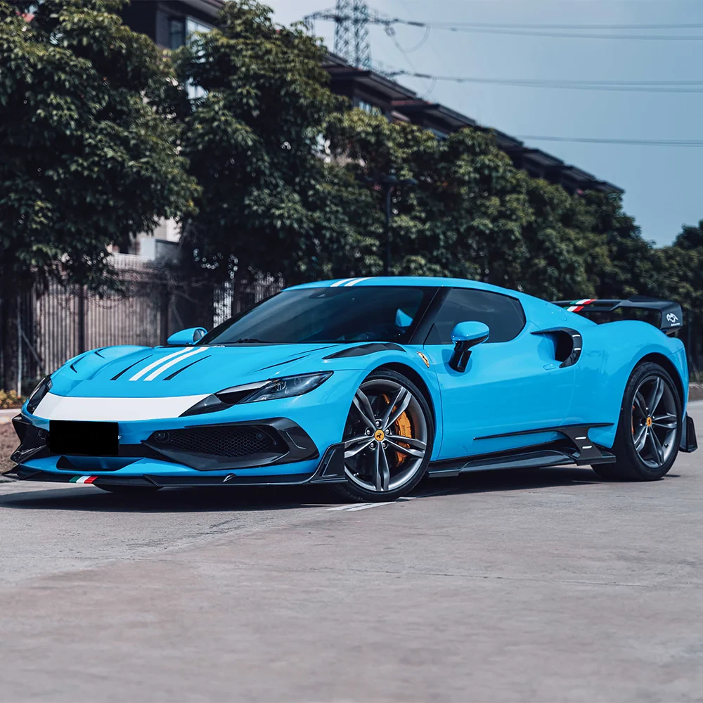 FERRARI 296 GTB/GTS Pre-Preg (Kuru) Karbon Fiber BF Ön Kaput