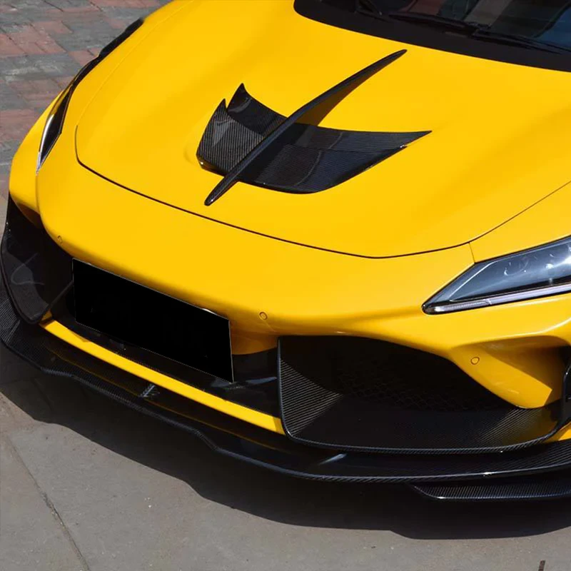 FERRARI F8 Pre-Preg (Kuru) Karbon Fiber Ön Kaput Ek