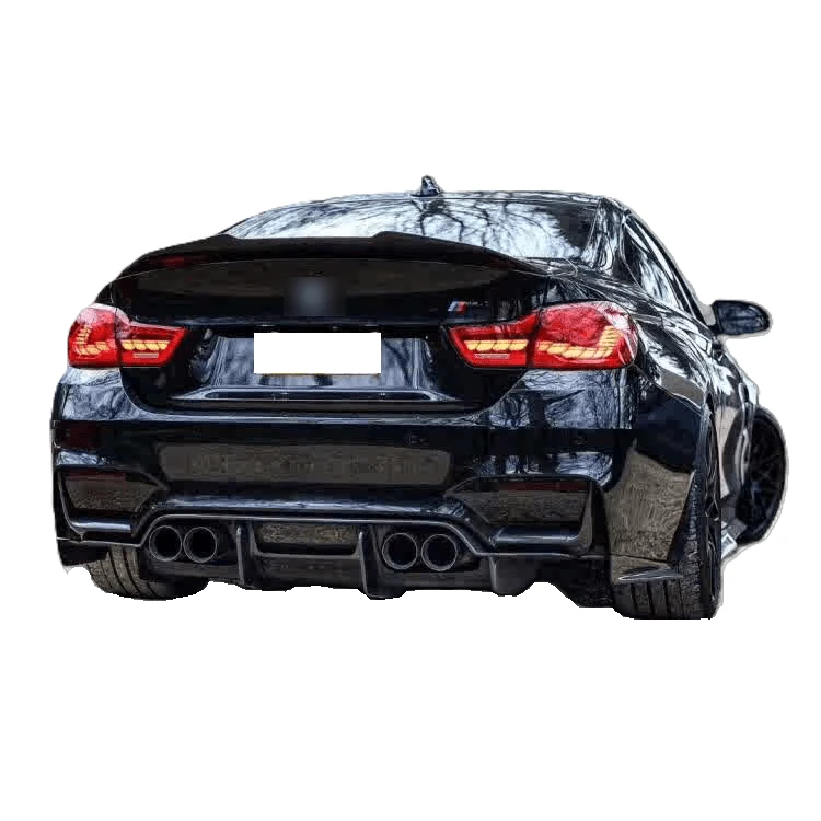 BMW M3/M4 F80/F82 Pre-Preg (Kuru) Karbon Fiber PSM Arka Difüzör