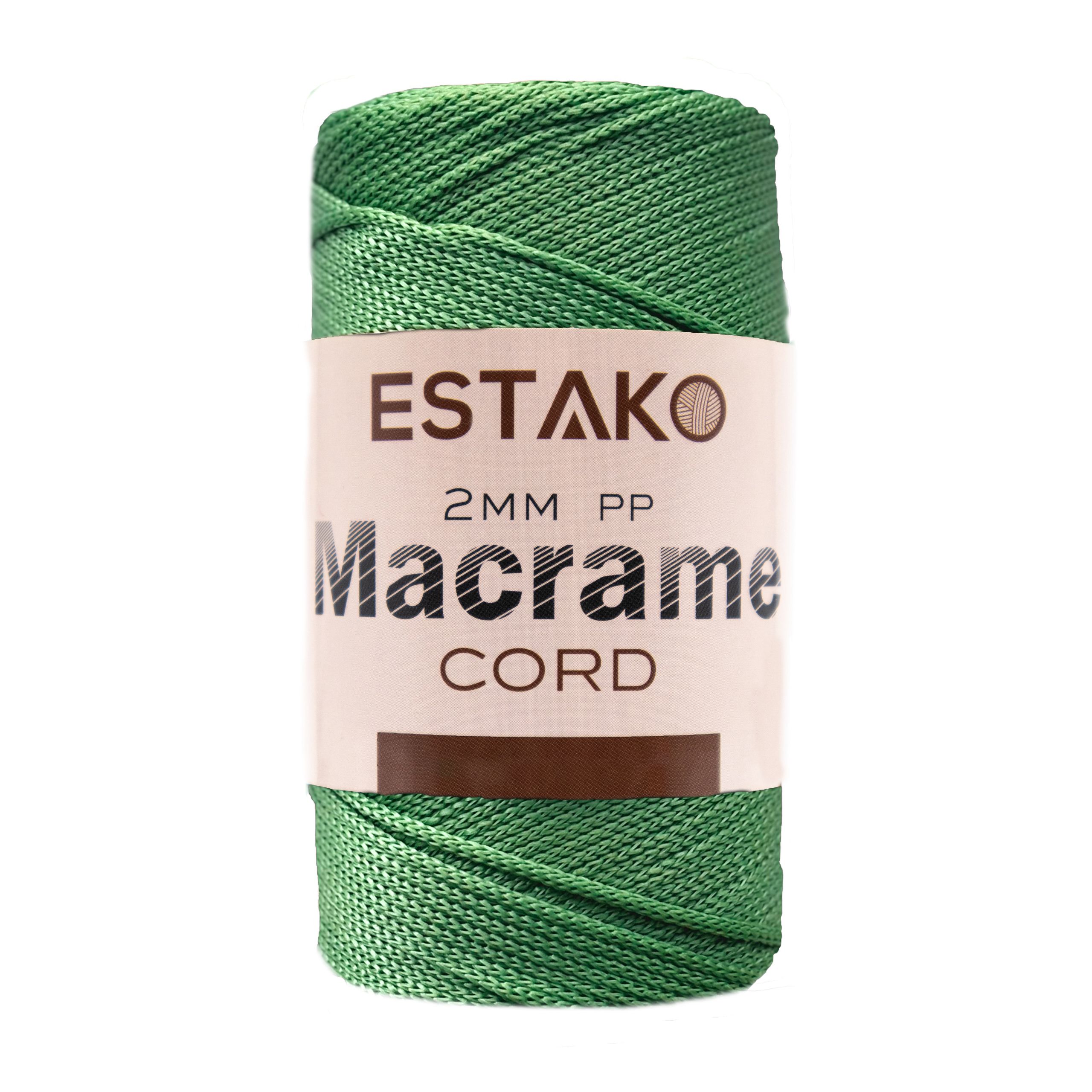 2mm PP Macrame  - 3171 - Green