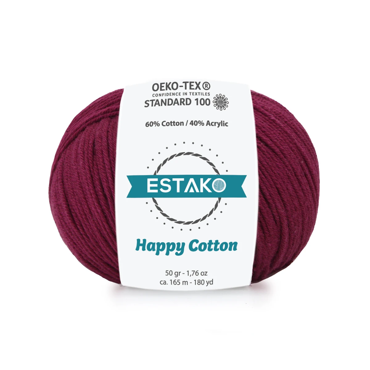 Estako Happy Cotton - 4520 - Claret Red