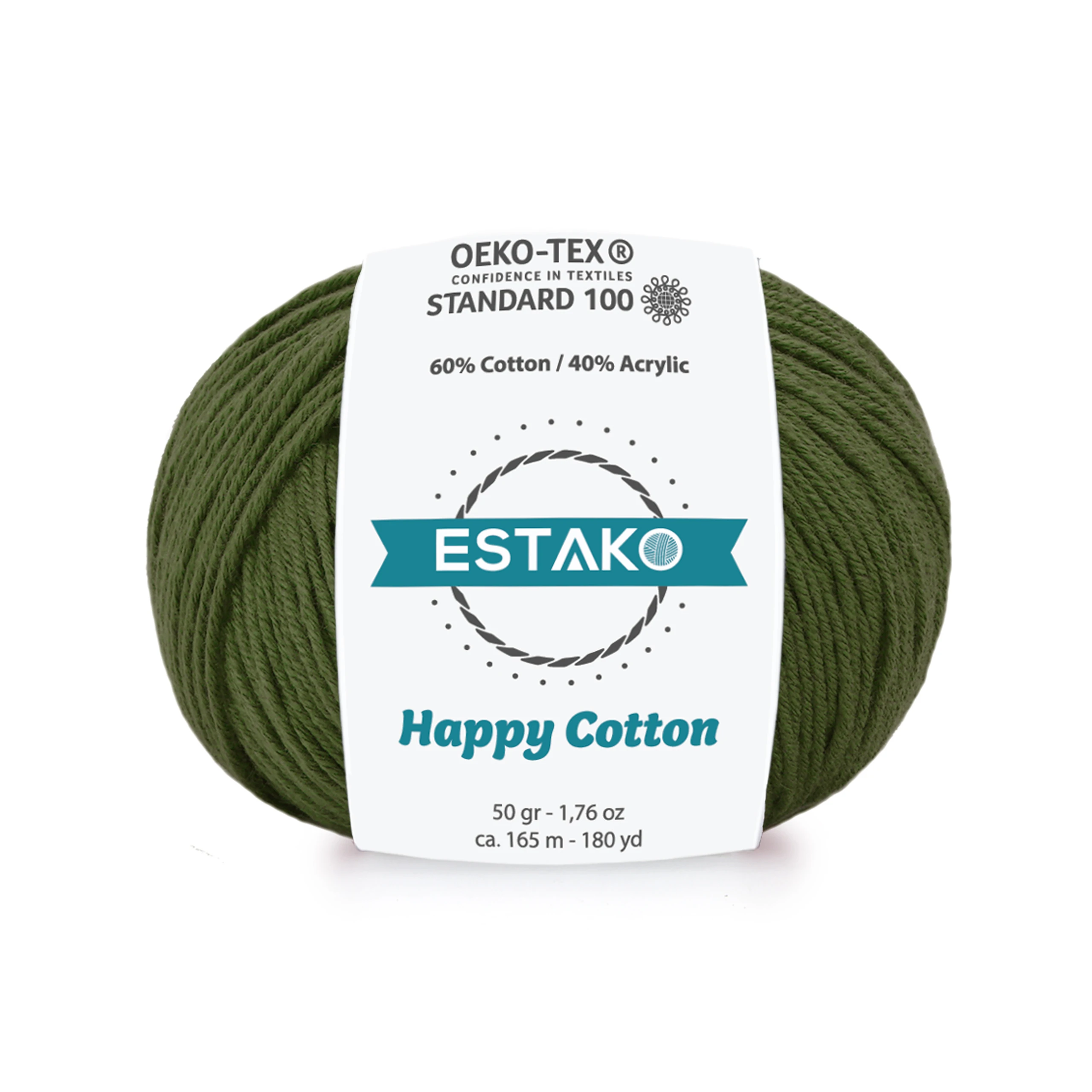 Estako Happy Cotton - 4940 - Olive Green