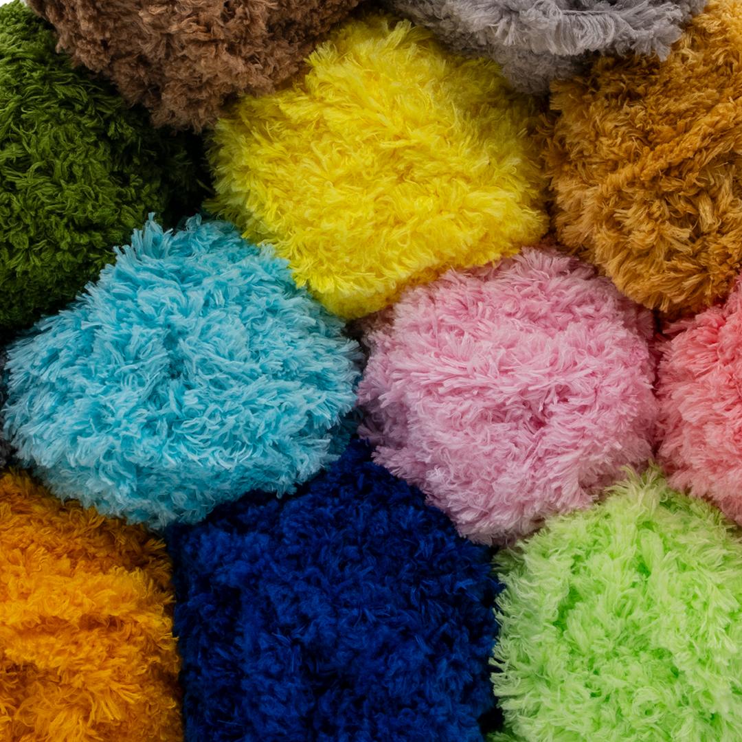 Estako Downy 40% Premium Acrylic and 60% Polyamide Soft Dk - Light Worsted #3 Fuzzy Yarn for Crocheting and Knitting 3.52 oz (100 GR) 267 yds (245 M