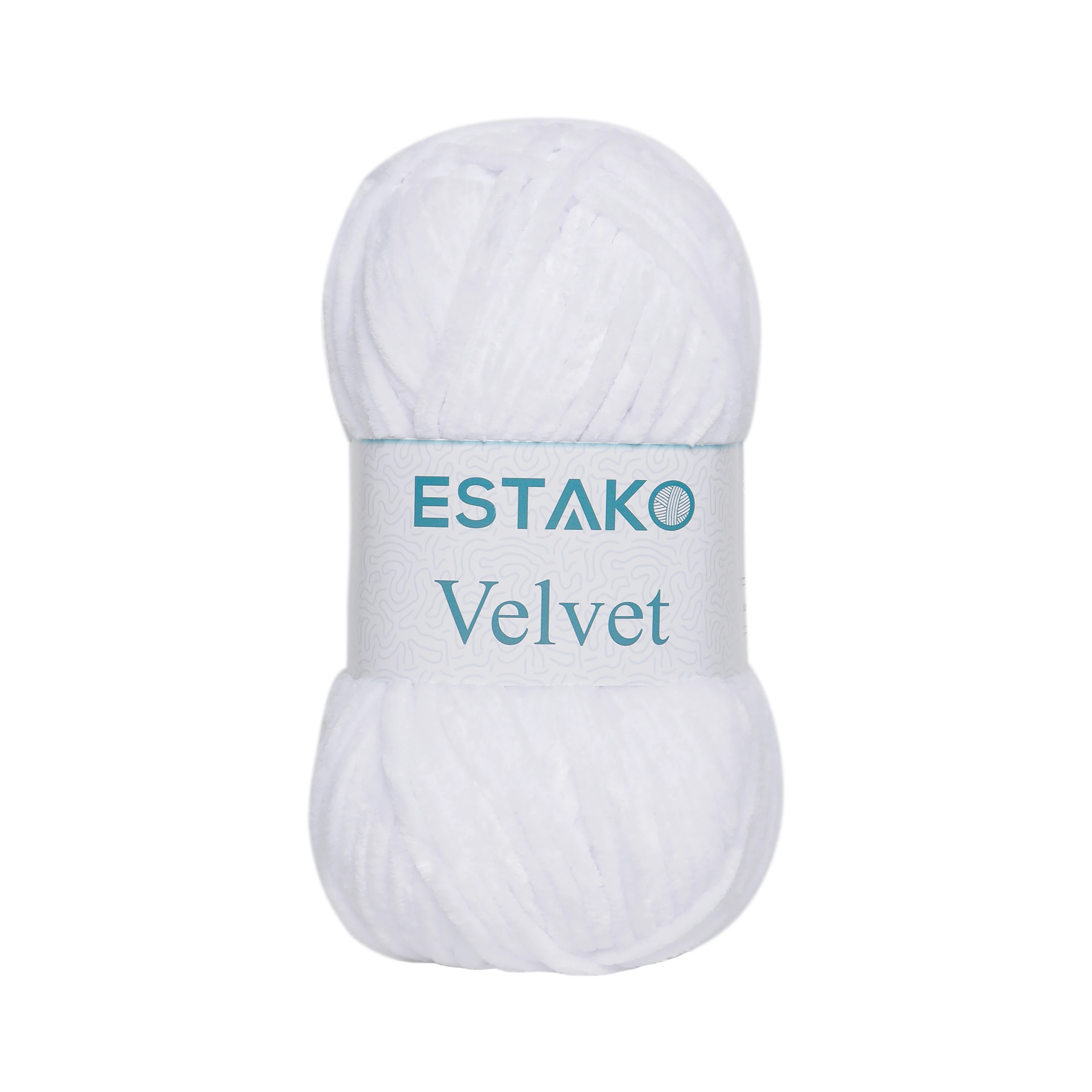 Estako Velvet (3- Skeins Pack) Chenille Blanket amigurumi Yarn for  Crocheting and Knitting Super Bulky 3x100 gr (3x132 yds) (1850 - Yellow)