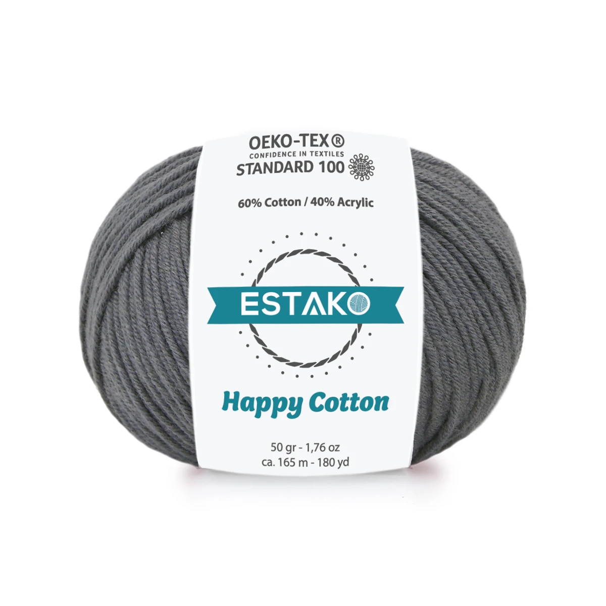 Estako Happy Cotton - 4140 - Dark Grey