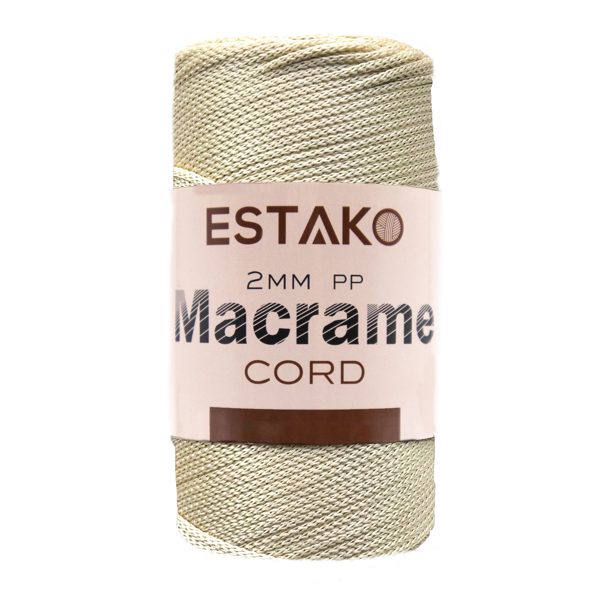 2mm PP Macrame  - 3023 - Wheat