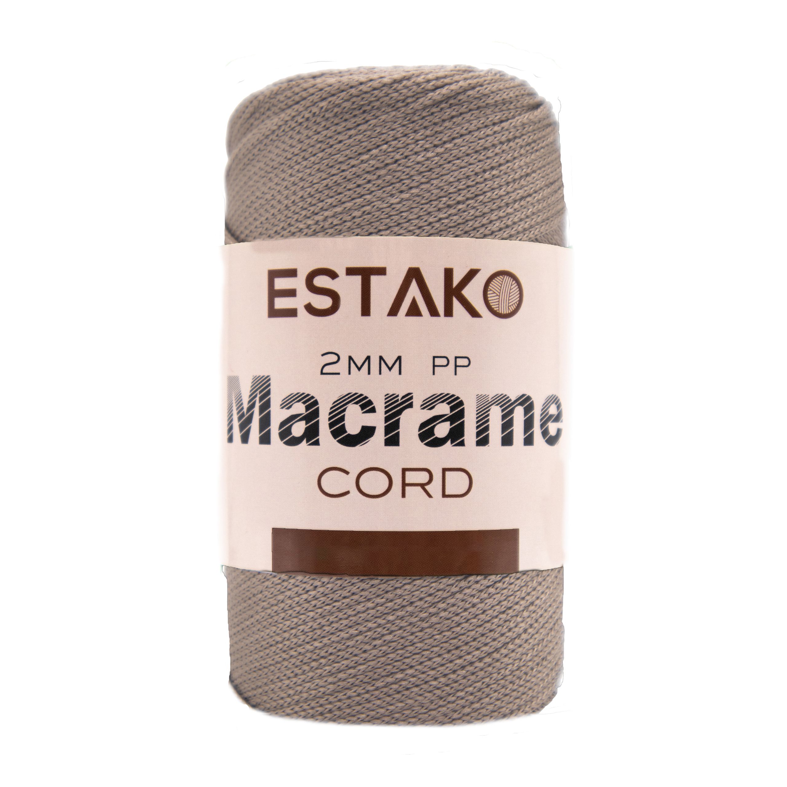 2mm PP Macrame  - 3037 - Latte