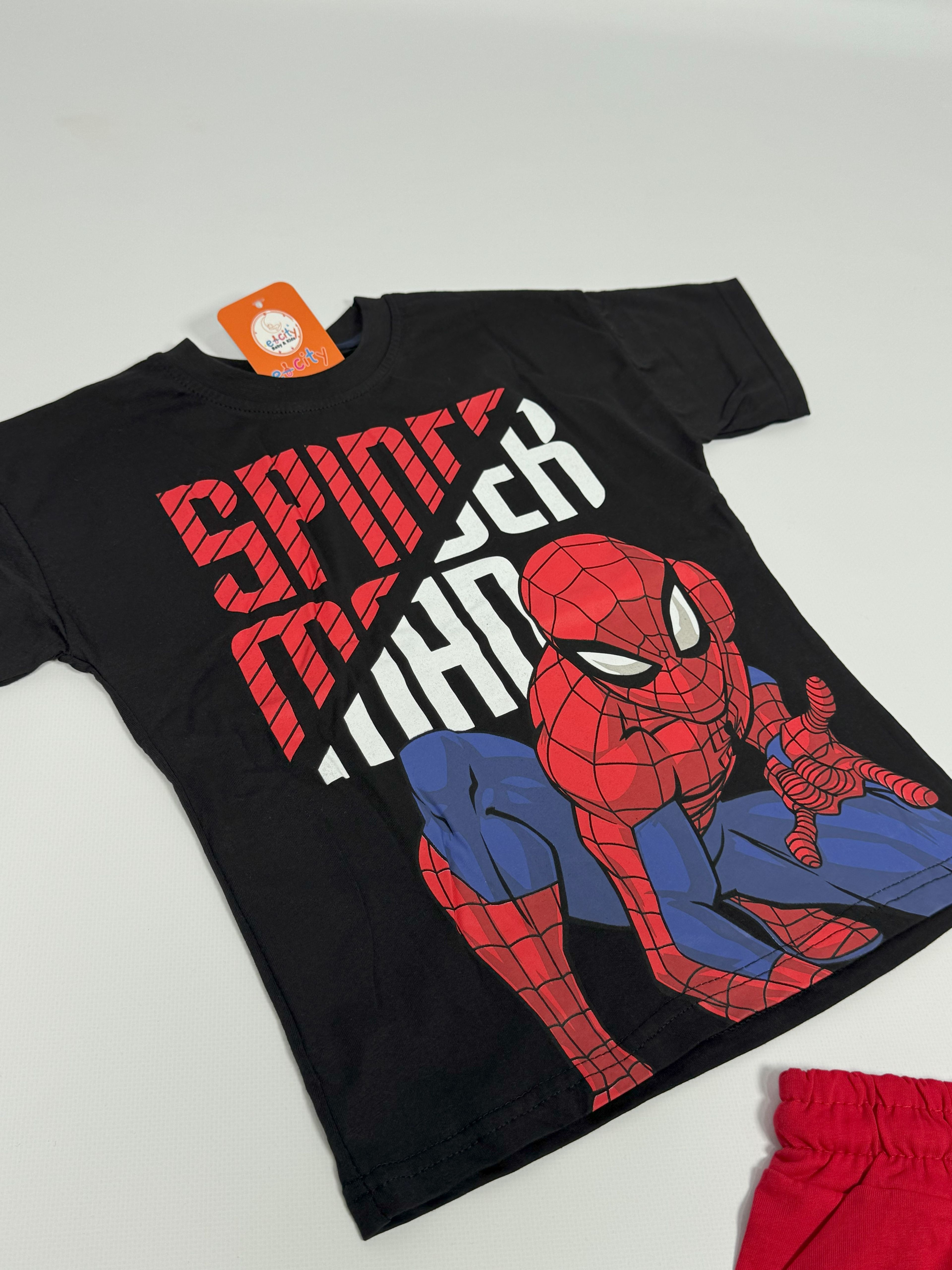 SPİERDERMAN BASKILI ŞORTLU TAKIM