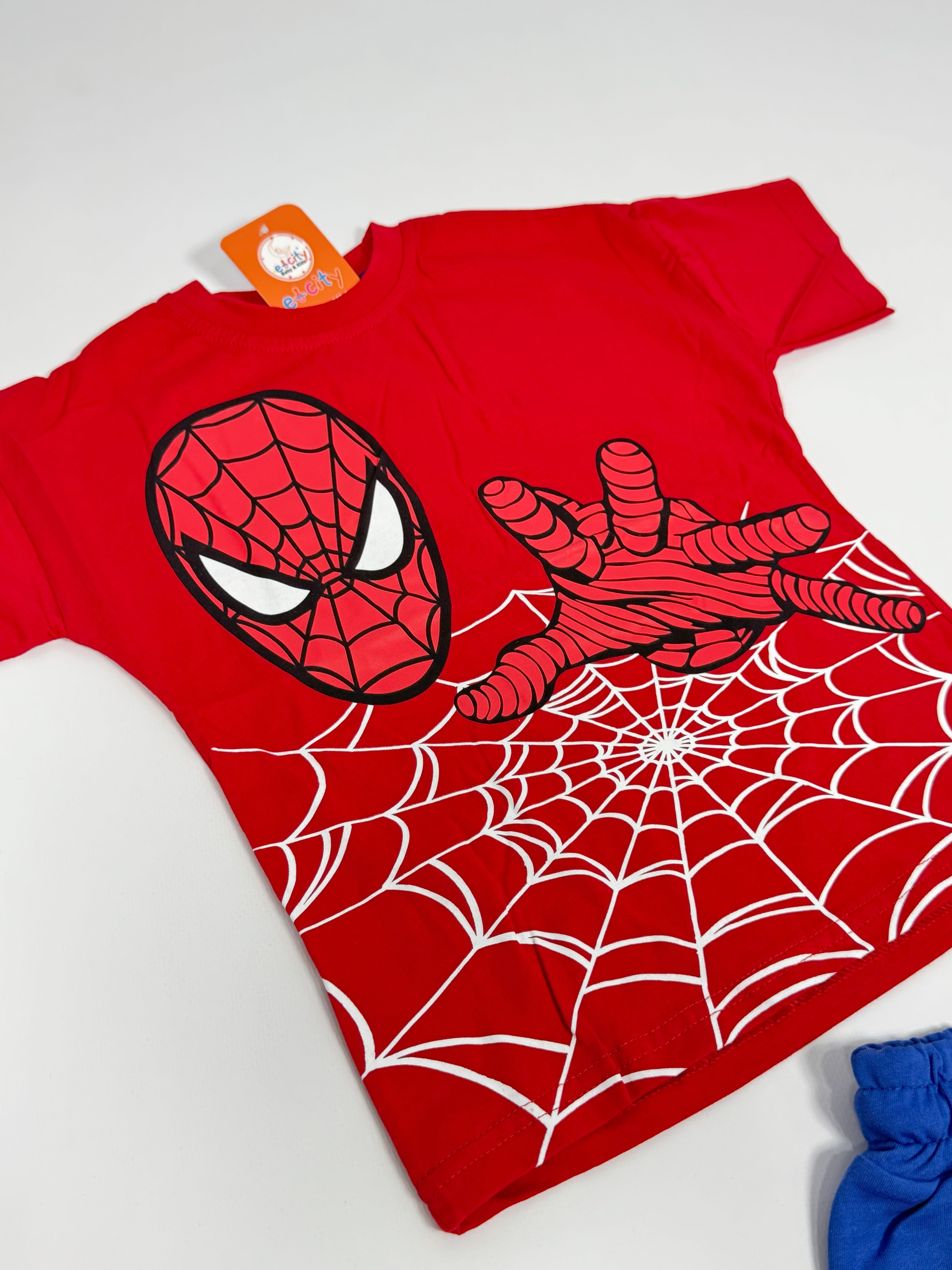 SPİERDERMAN BASKILI ŞORTLU TAKIM