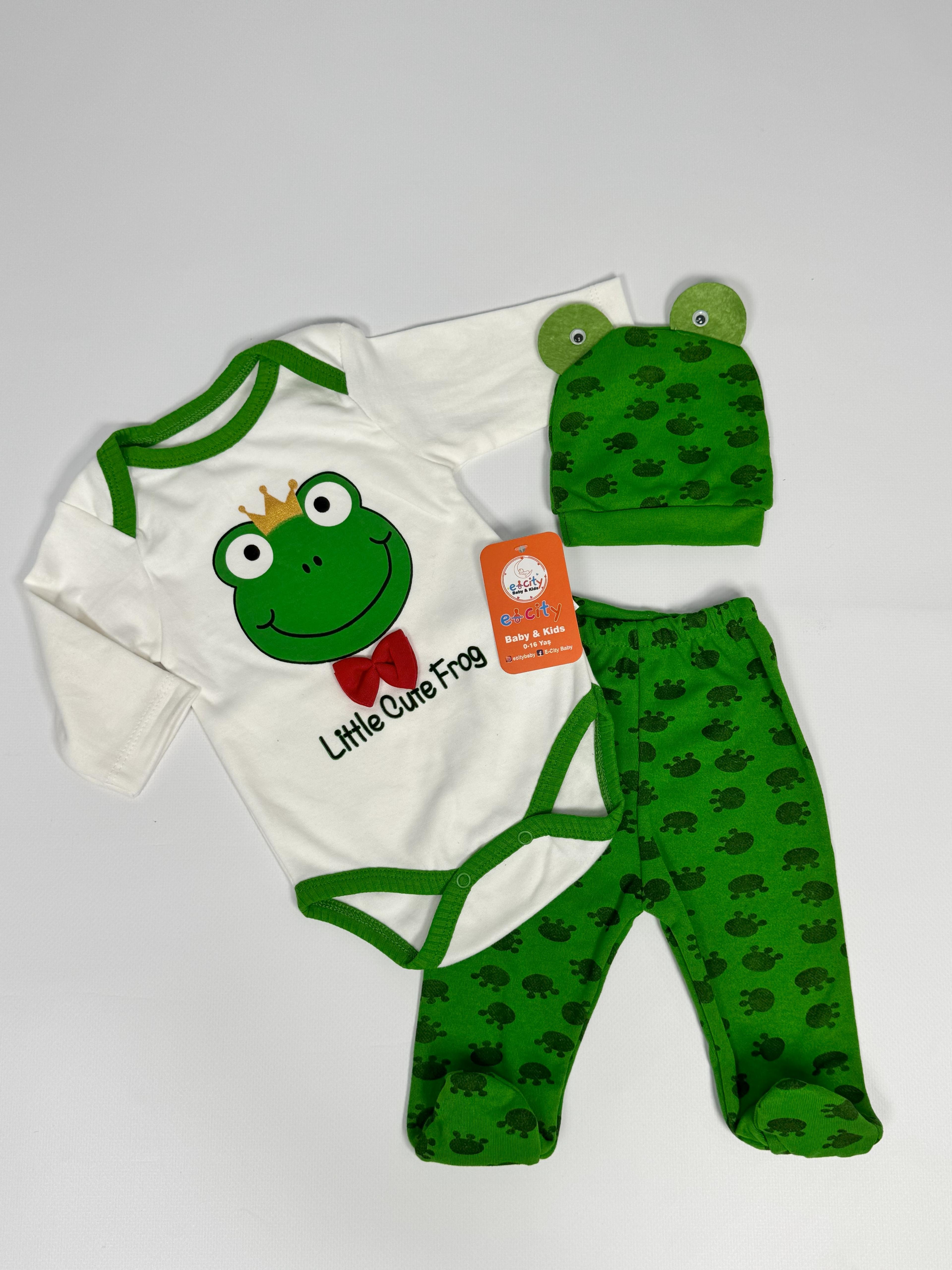 TİMSAH DESENLİ 3 LÜ SET