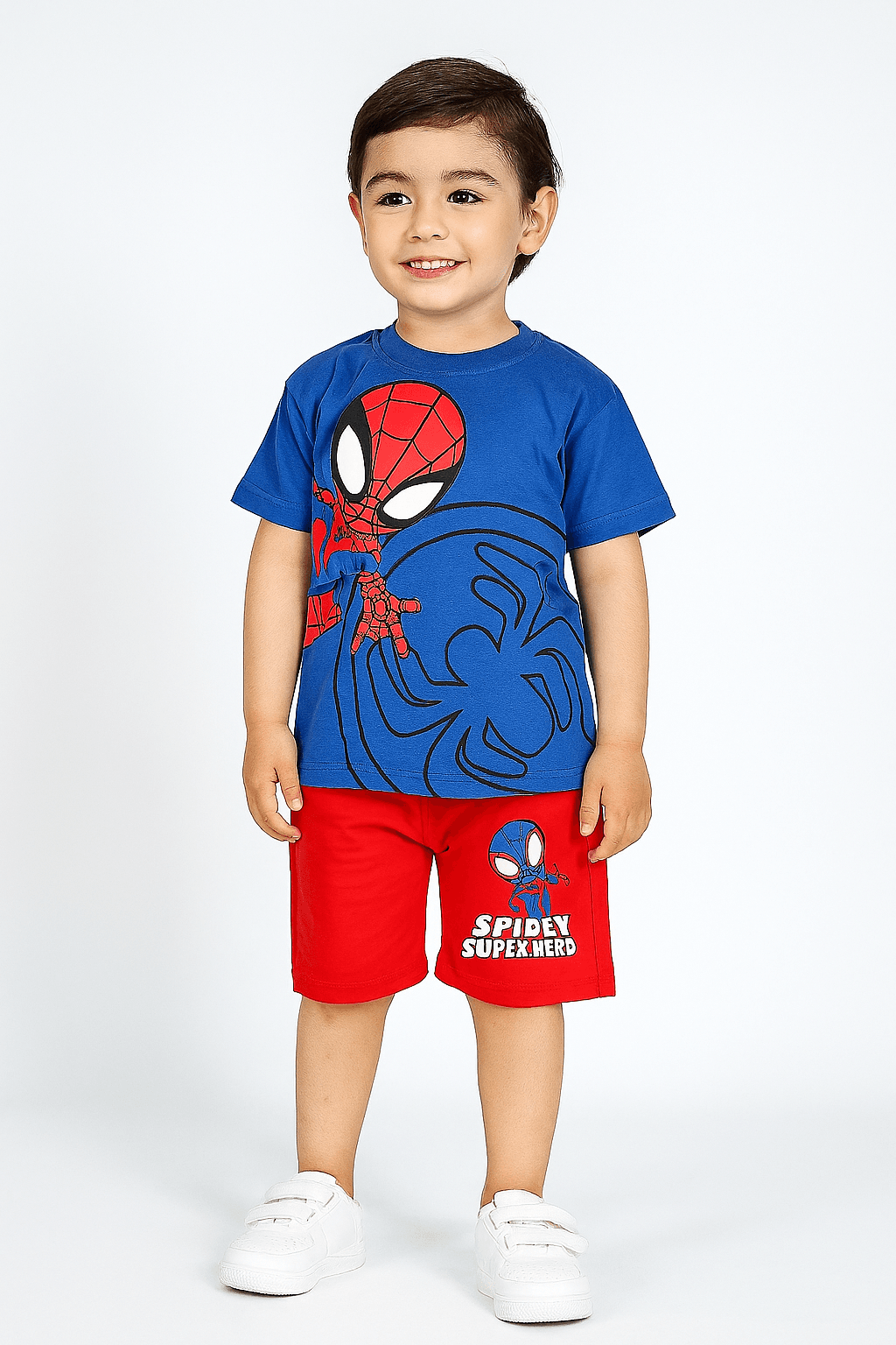 SPİERDERMAN BASKILI ŞORTLU TAKIM