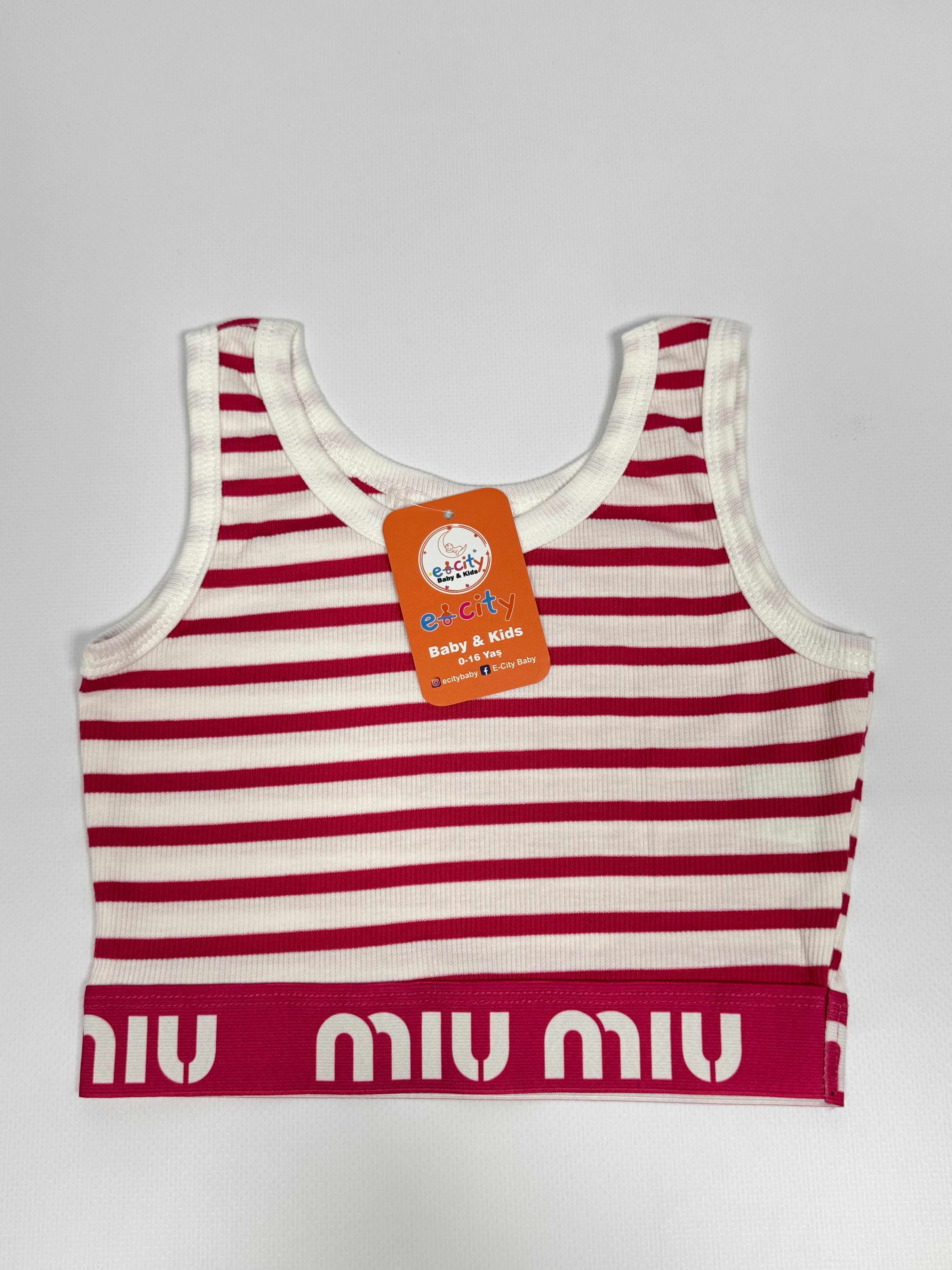 PEMBE ÇİZGİLİ CROP