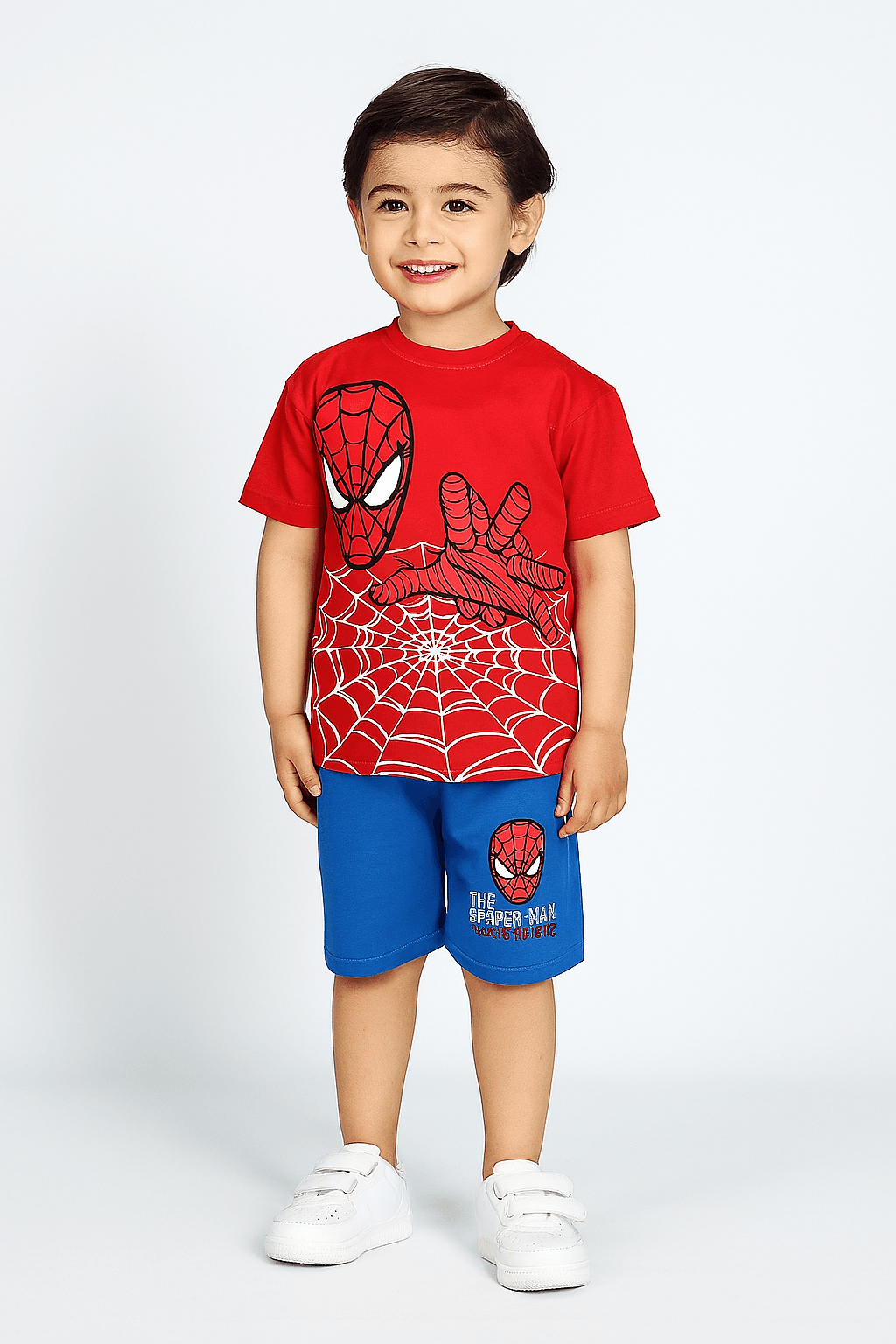 SPİERDERMAN BASKILI ŞORTLU TAKIM