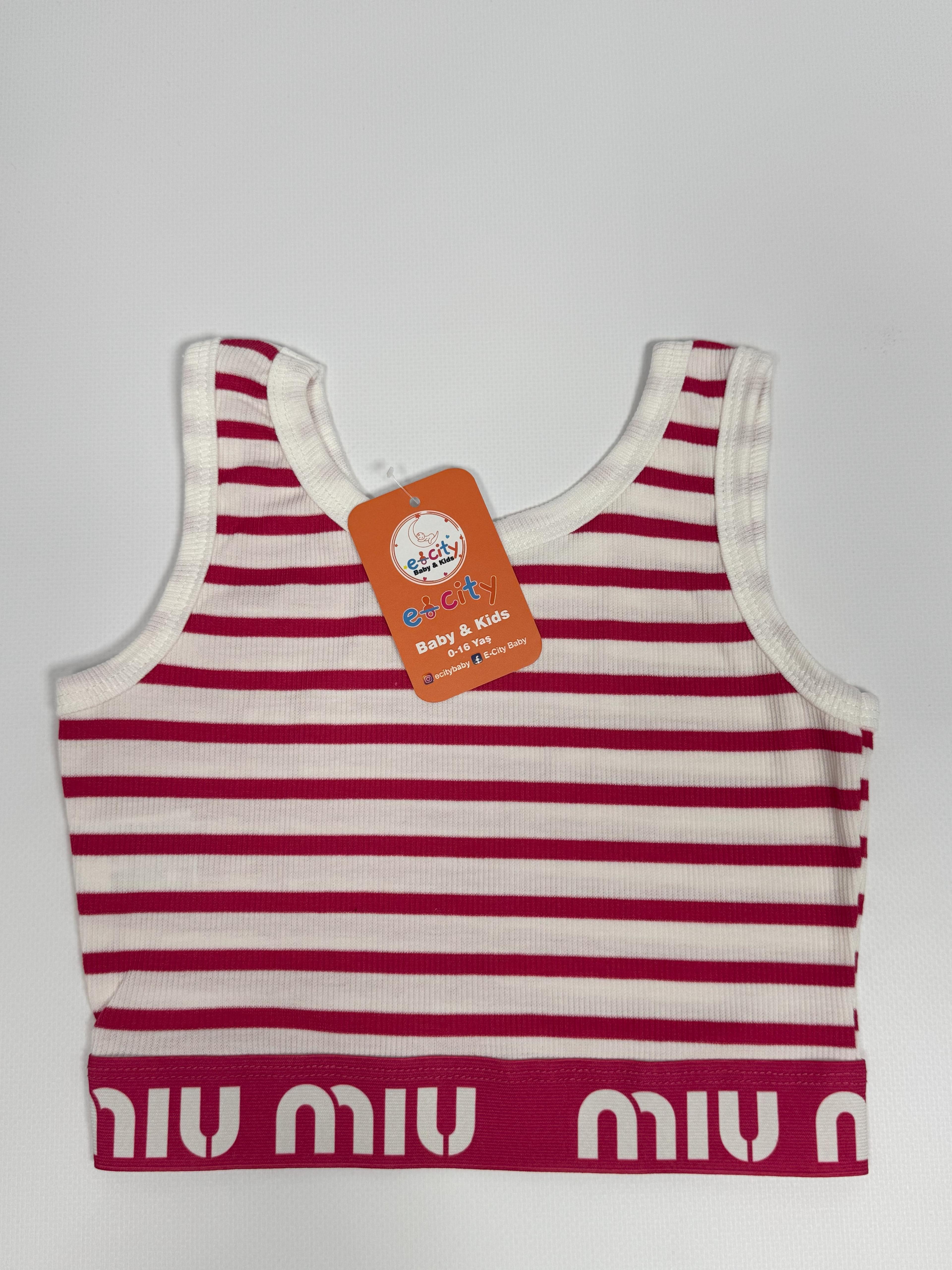 PEMBE ÇİZGİLİ CROP
