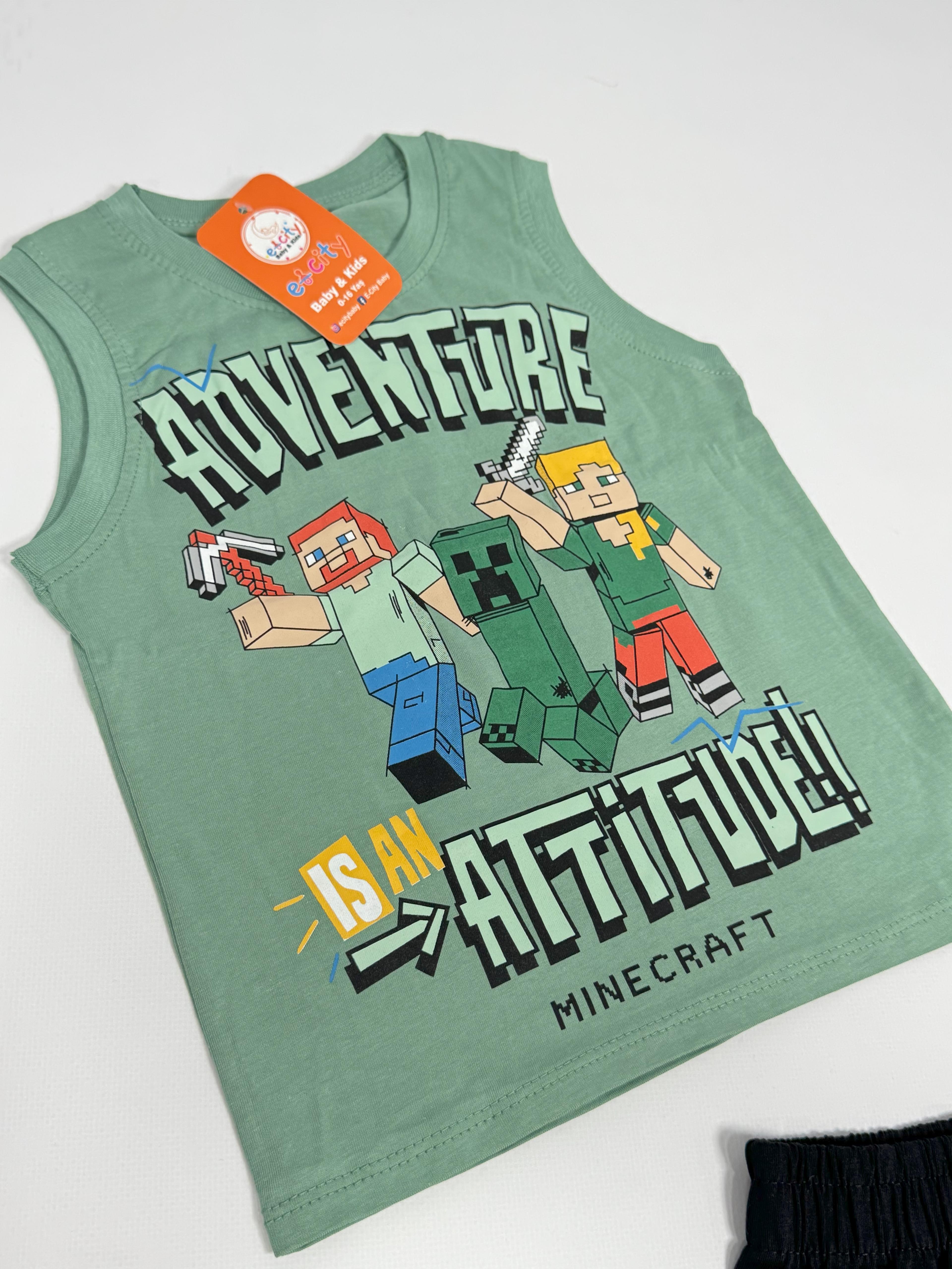 ADVENTURE BASKILI ASKILI ŞORTLU TAKIM