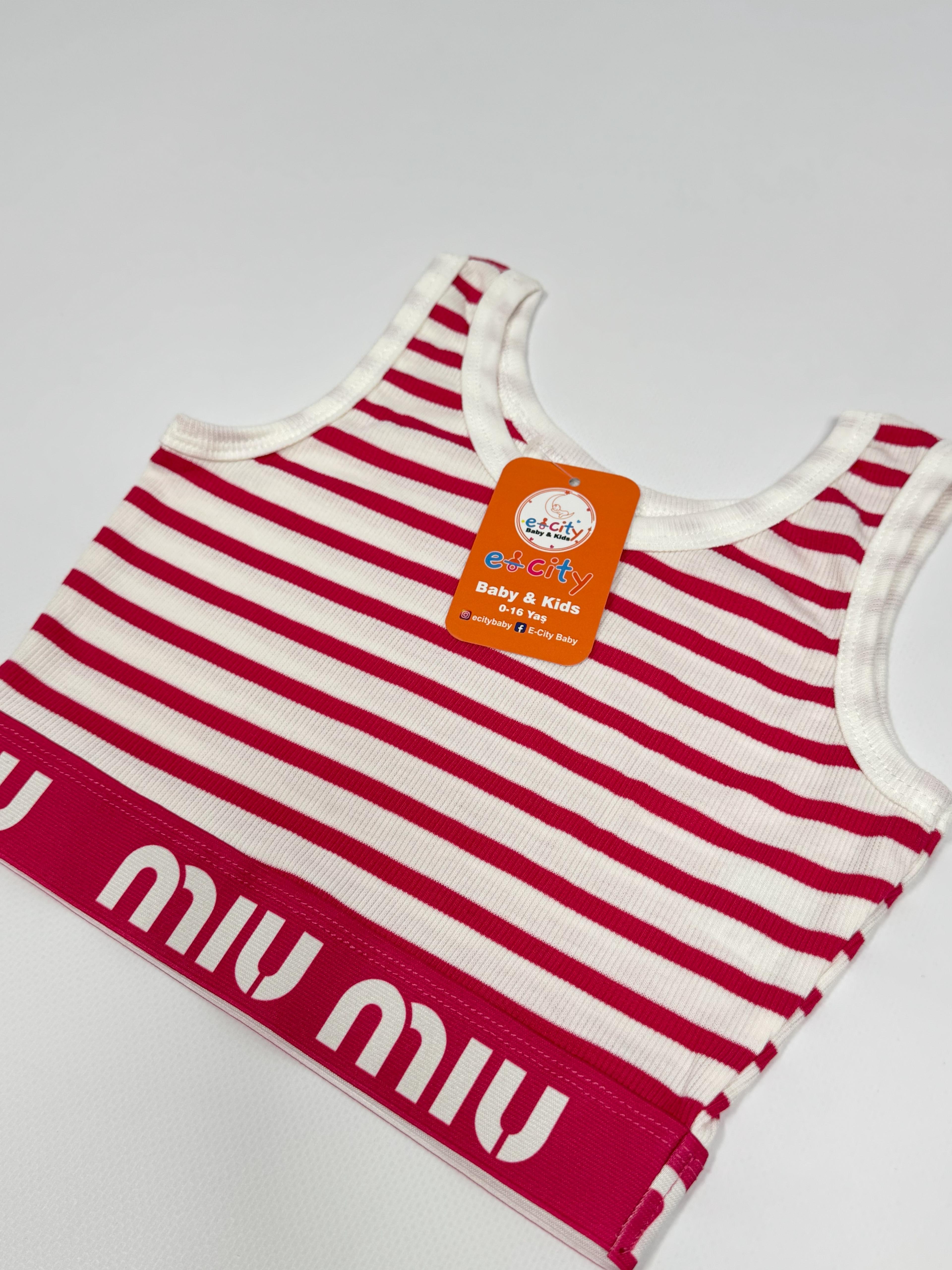 PEMBE ÇİZGİLİ CROP