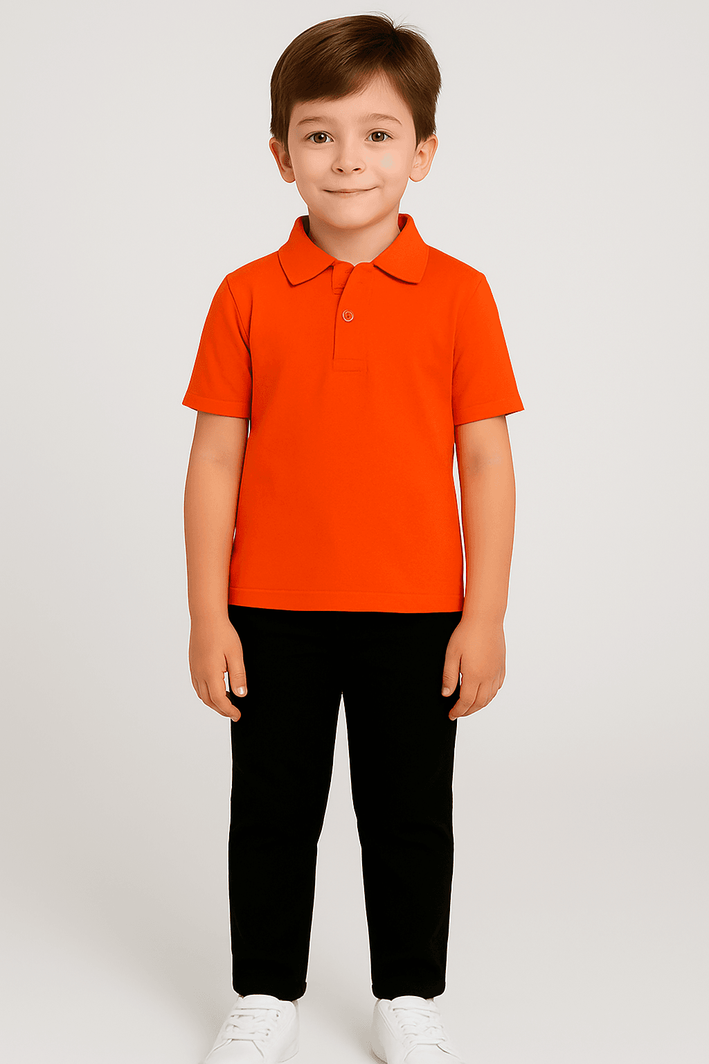 TURUNCU KISA KOL LACOSTE