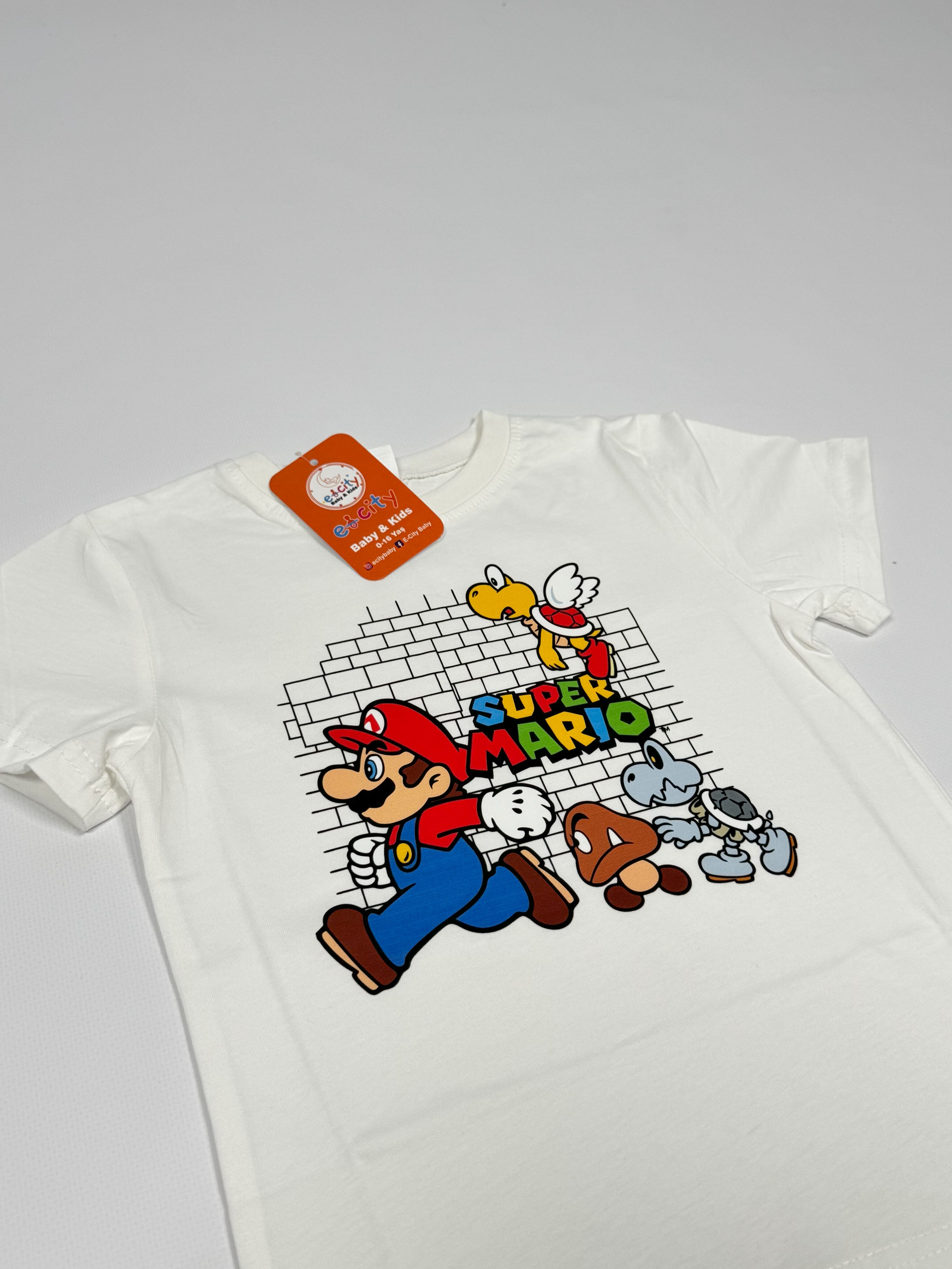 SUPER MARIO BASKILI BASİC TİŞÖRT