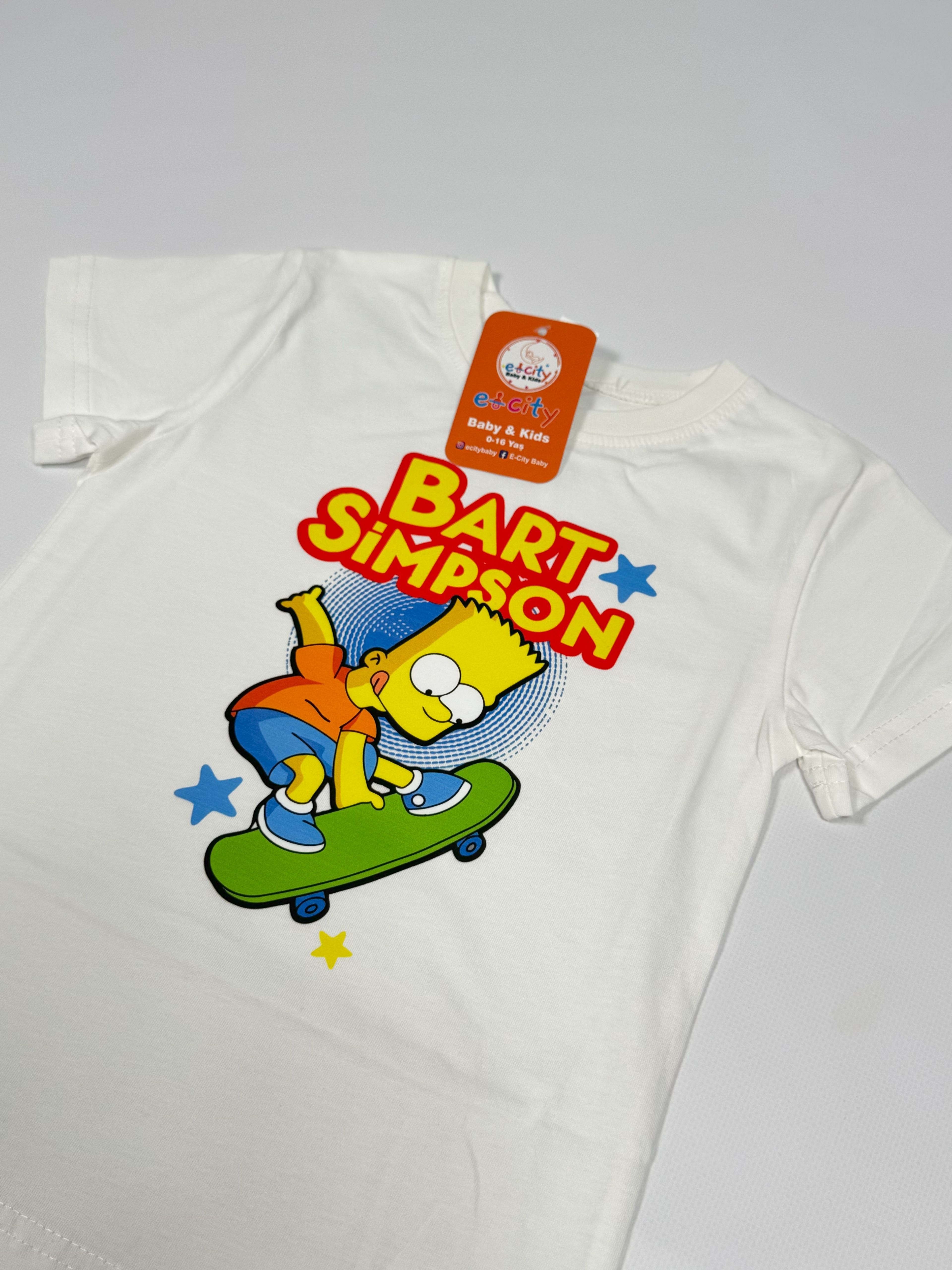 BART SİMPSON BASKILI BASİC TİŞÖRT