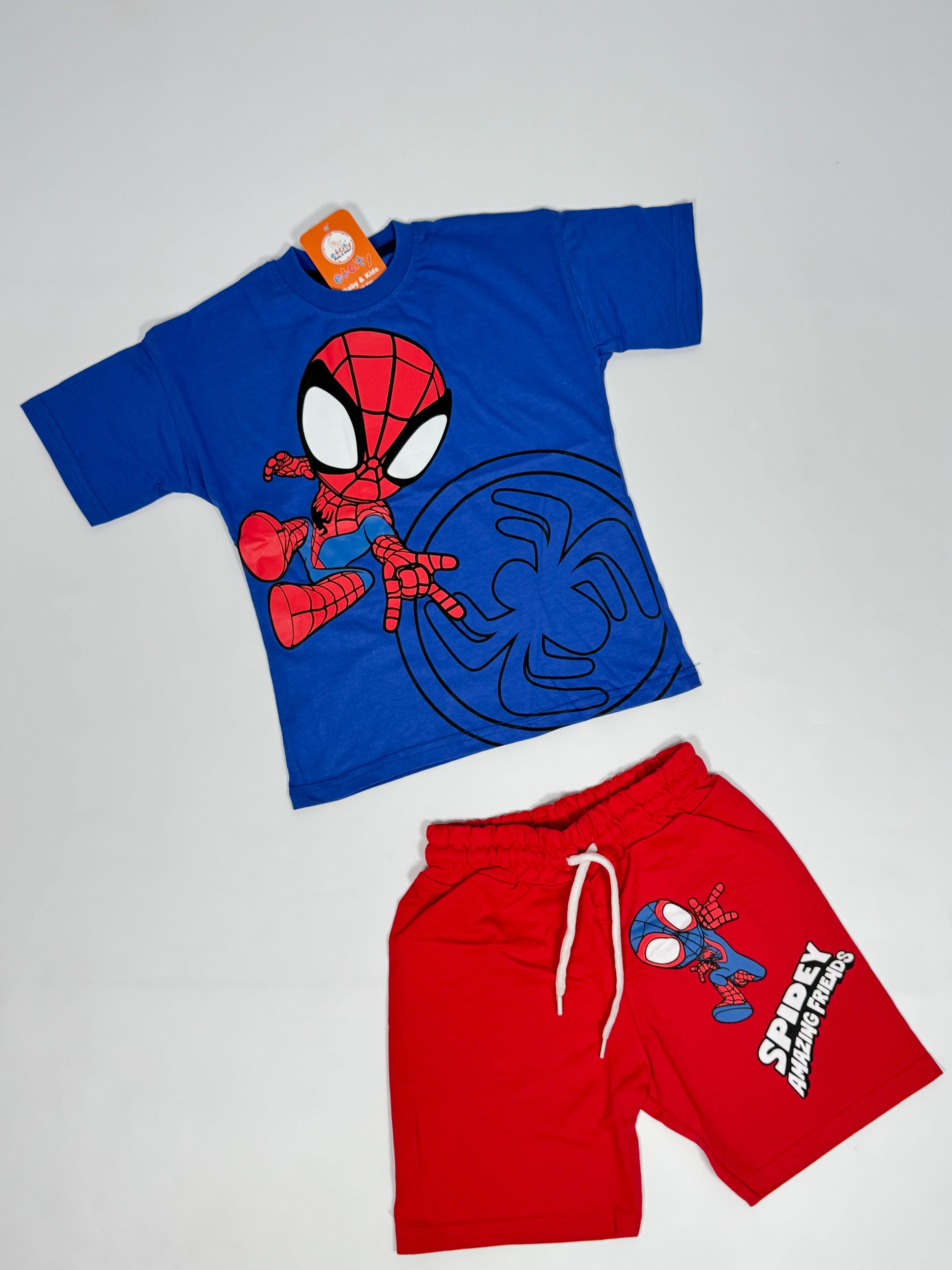 SPİERDERMAN BASKILI ŞORTLU TAKIM
