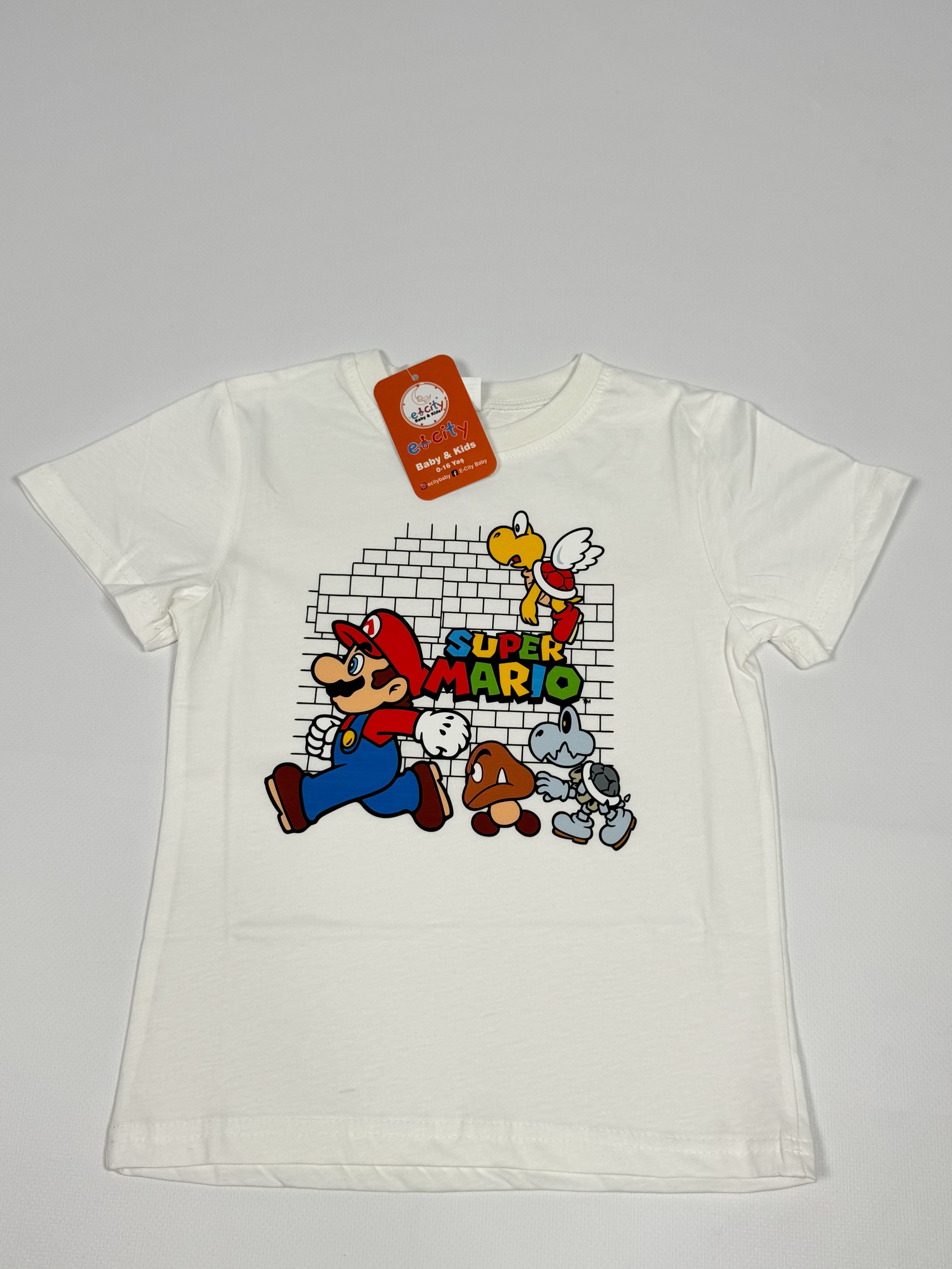 SUPER MARIO BASKILI BASİC TİŞÖRT
