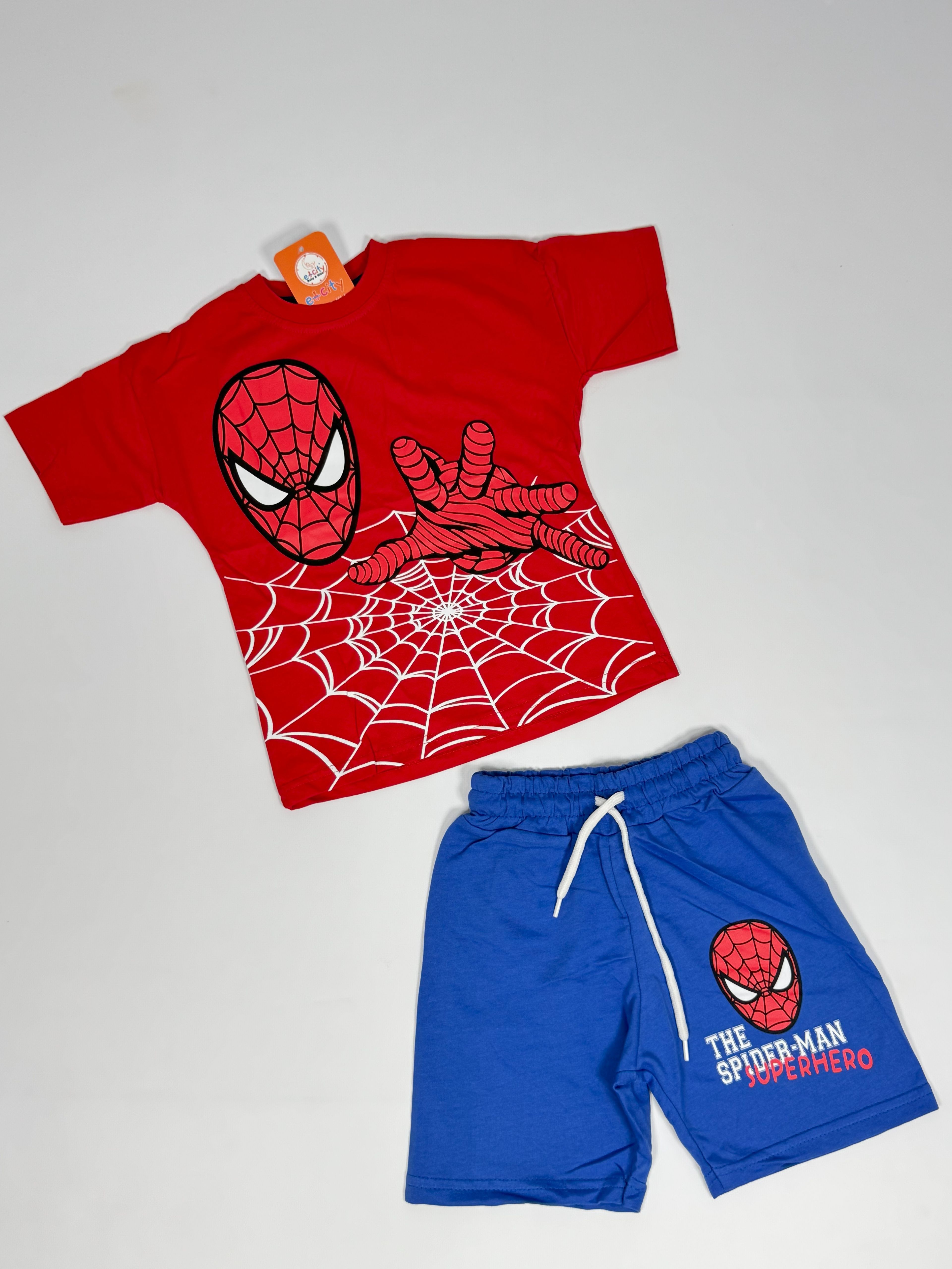 SPİERDERMAN BASKILI ŞORTLU TAKIM