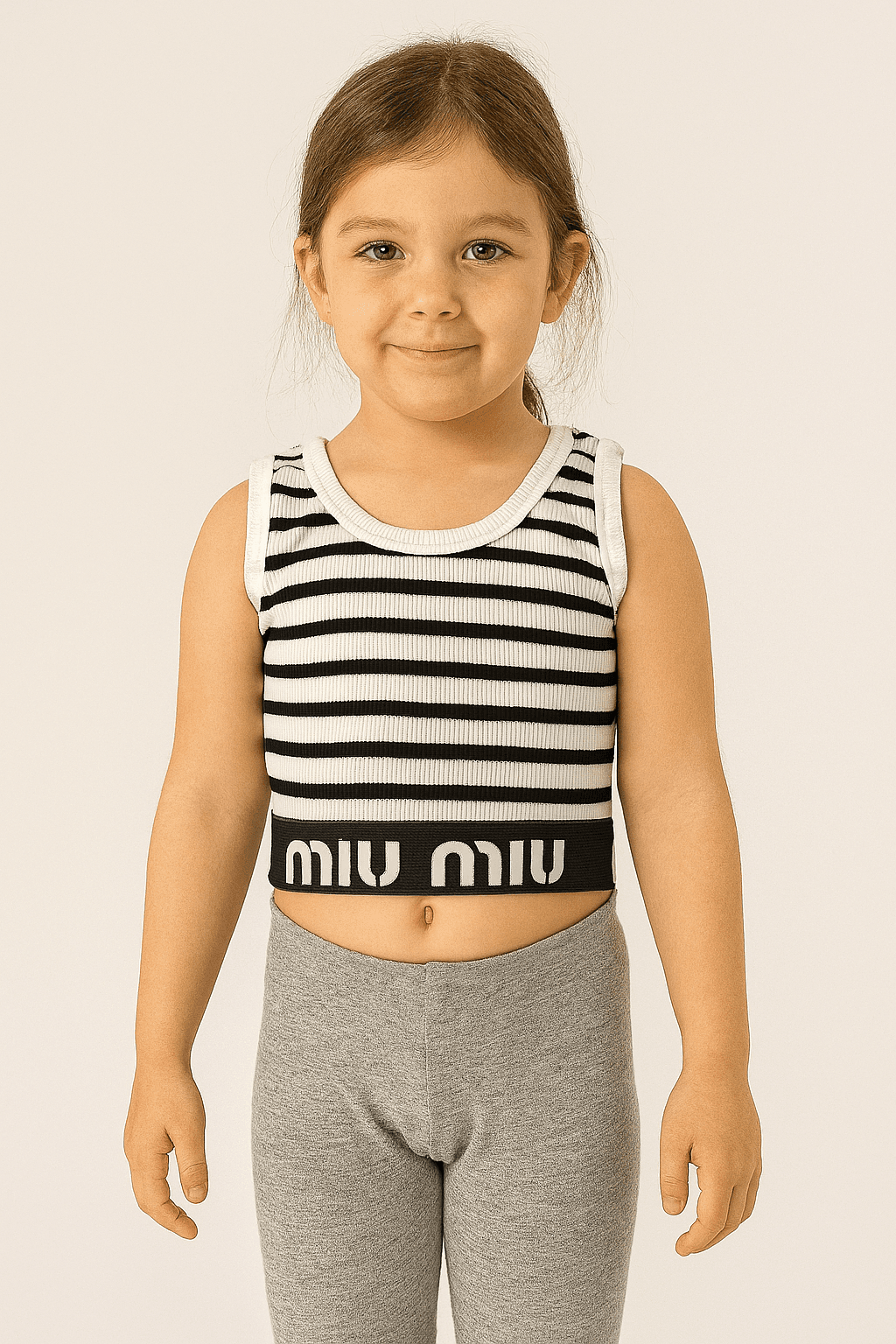 SİYAH ÇİZGİLİ CROP 