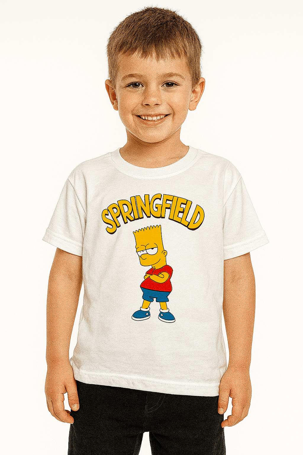 BART SİMPSON BASKILI BASİC TİŞÖRT