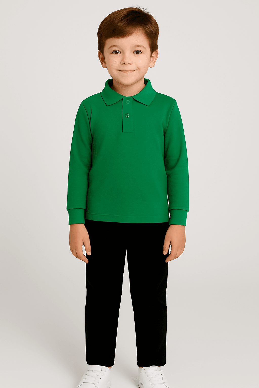 YEŞİL UZUN KOLLU LACOSTE