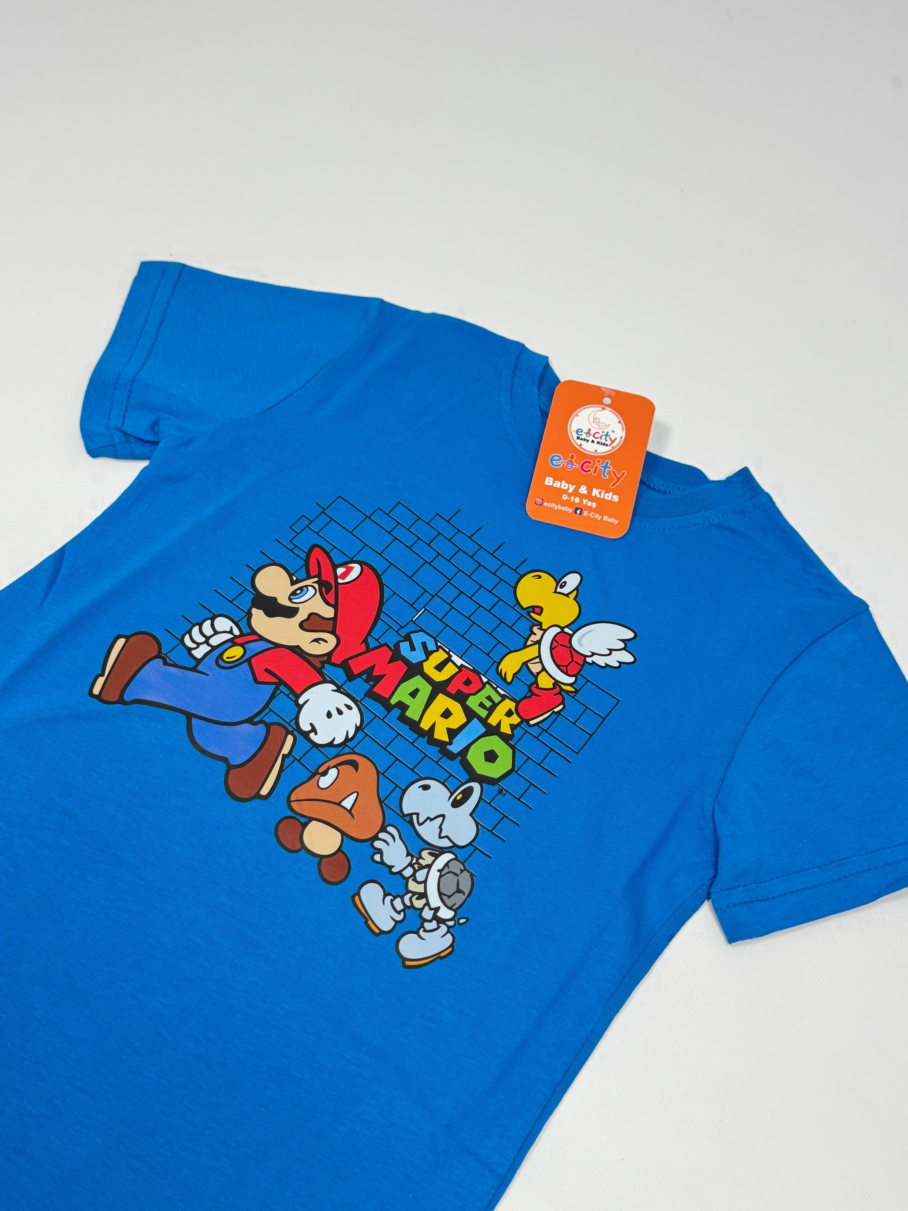 SUPER MARIO BASKILI BASİC TİŞÖRT