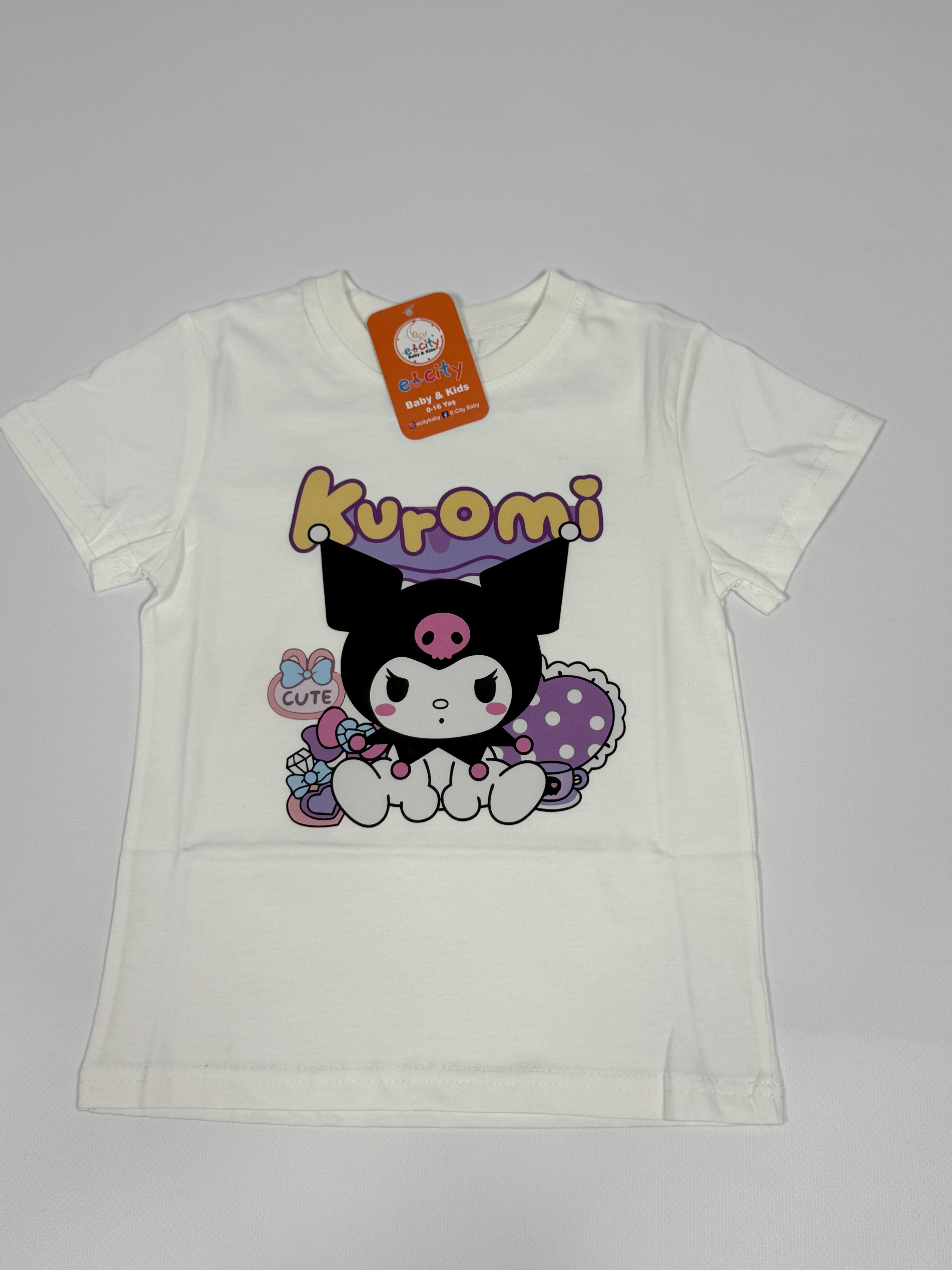 KUROMİ BASKILI BASİC TİŞÖRT