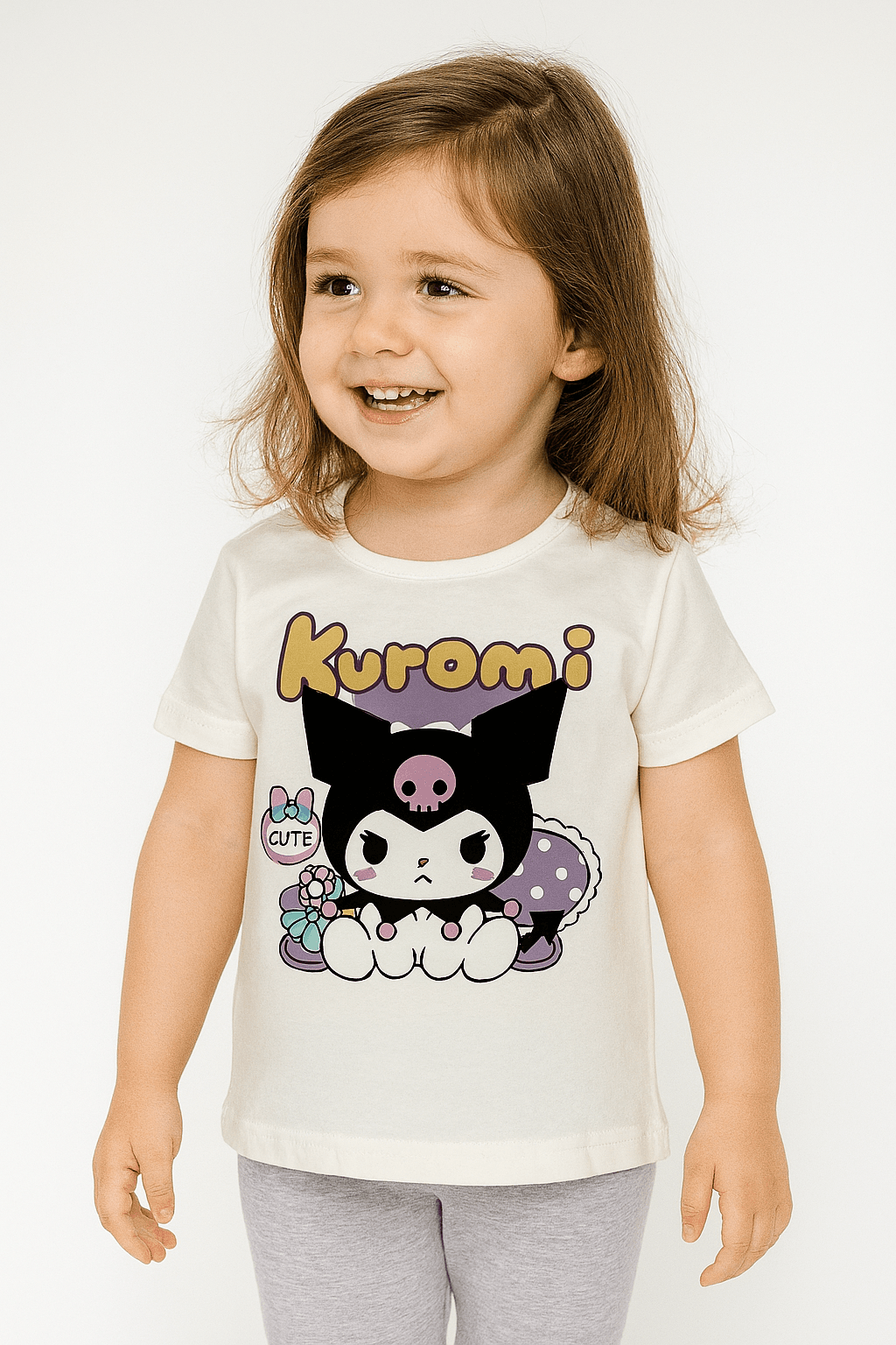 KUROMİ BASKILI BASİC TİŞÖRT