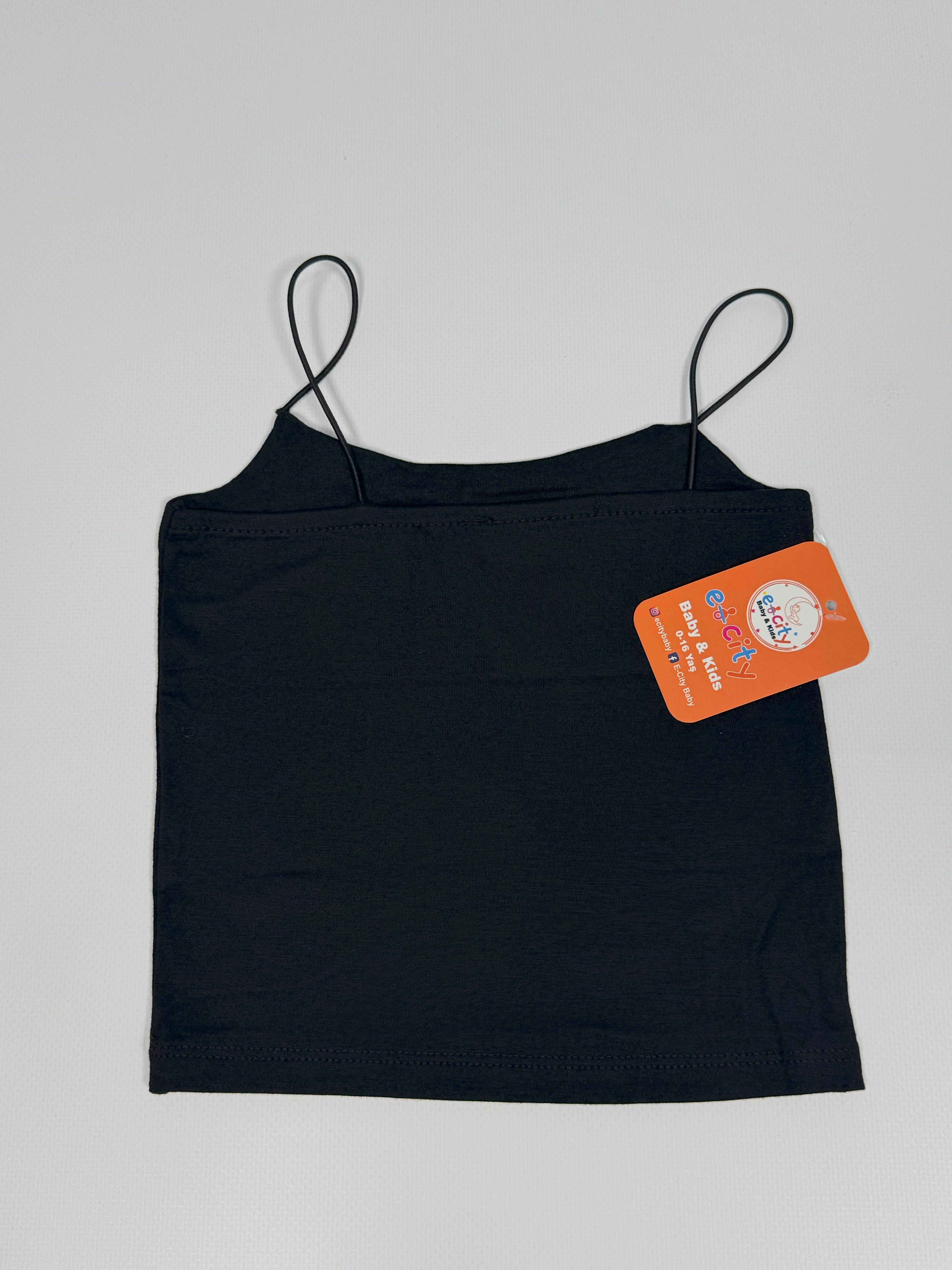 İP ASKILI SİYAH CROP