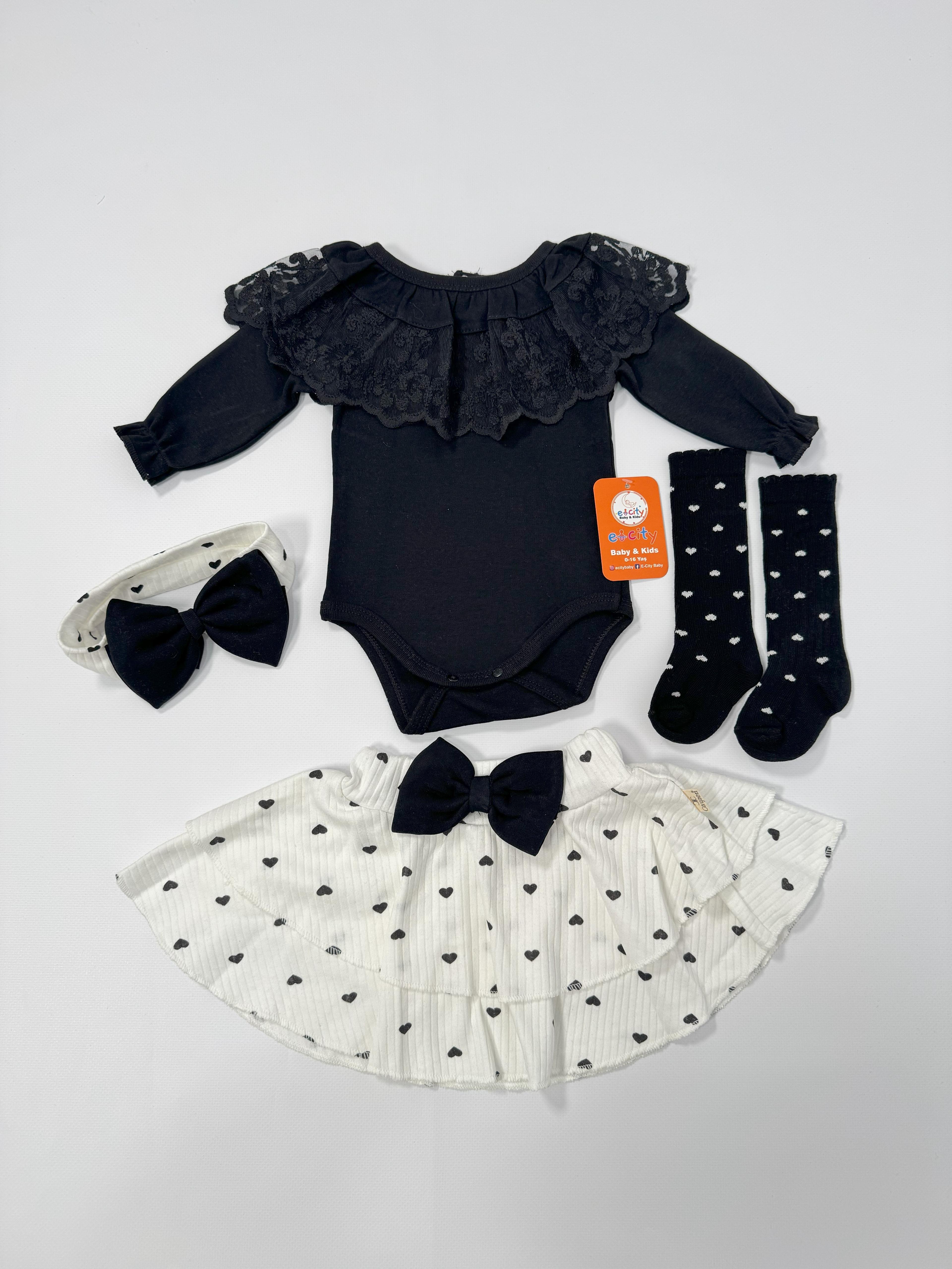 ÇITÇIT ZIBINLI ETEKLİ 4 LÜ SET