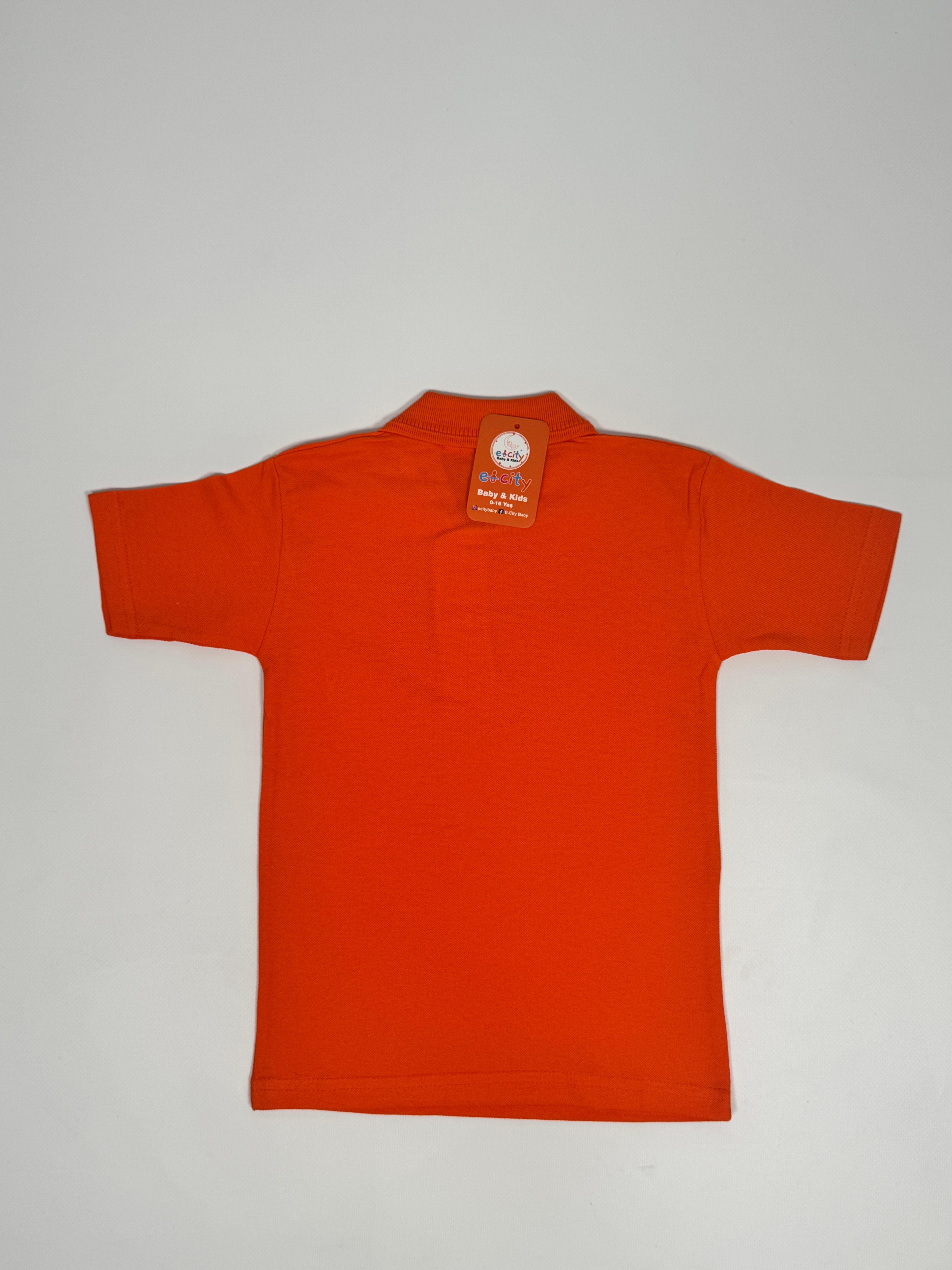 TURUNCU KISA KOL LACOSTE