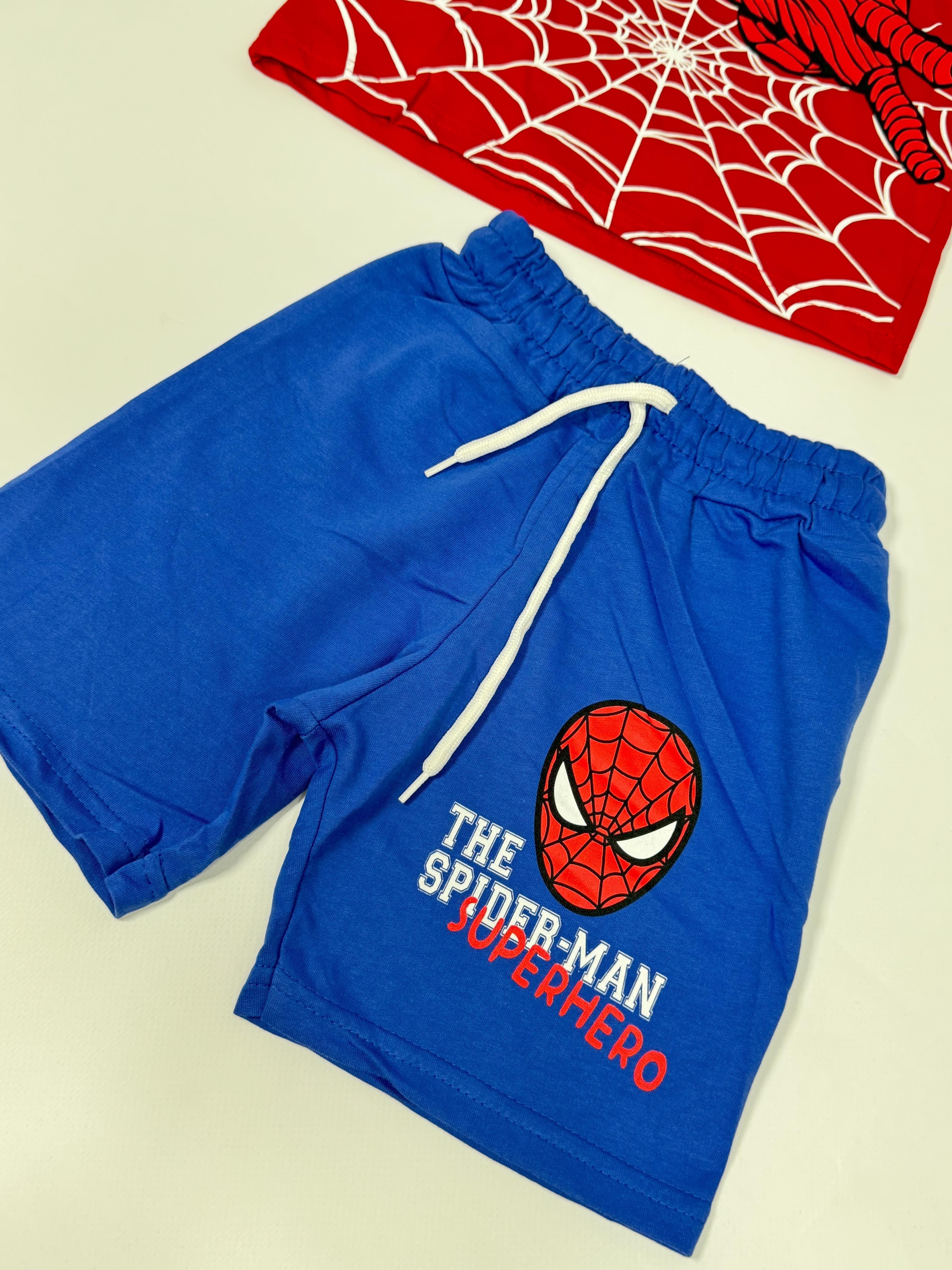 SPİERDERMAN BASKILI ŞORTLU TAKIM