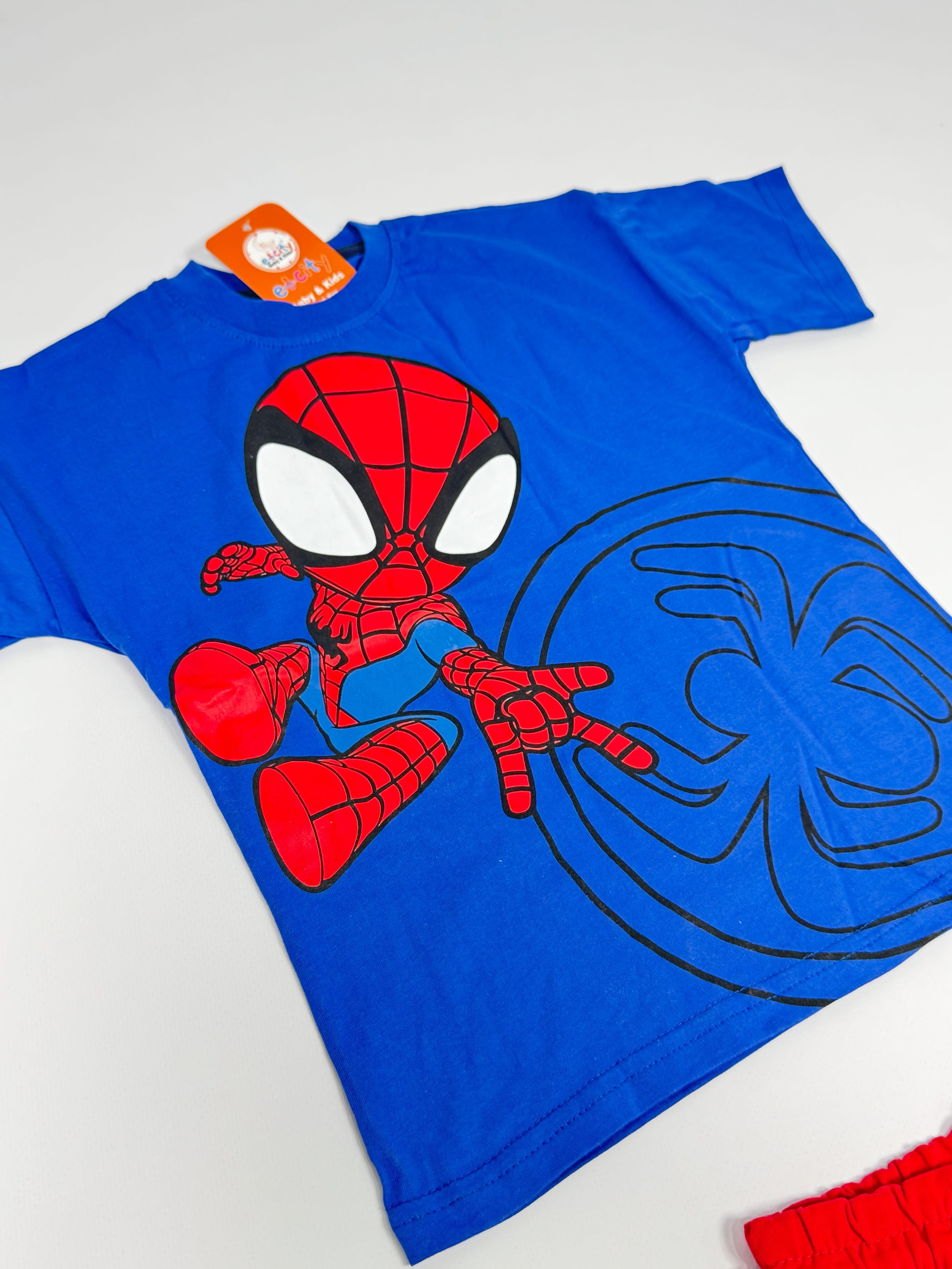 SPİERDERMAN BASKILI ŞORTLU TAKIM