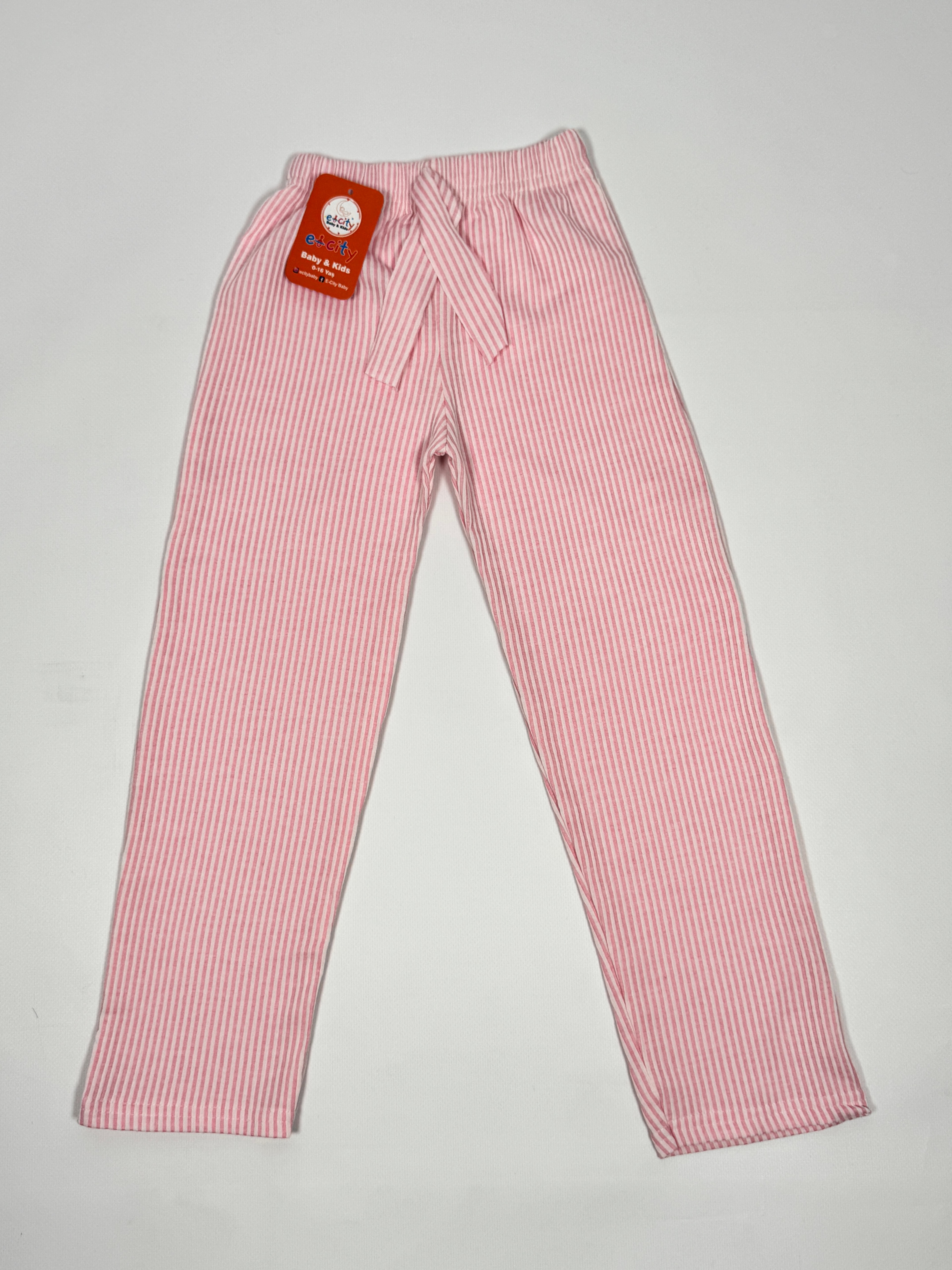 PEMBE ÇİZGİLİ TEK ALT