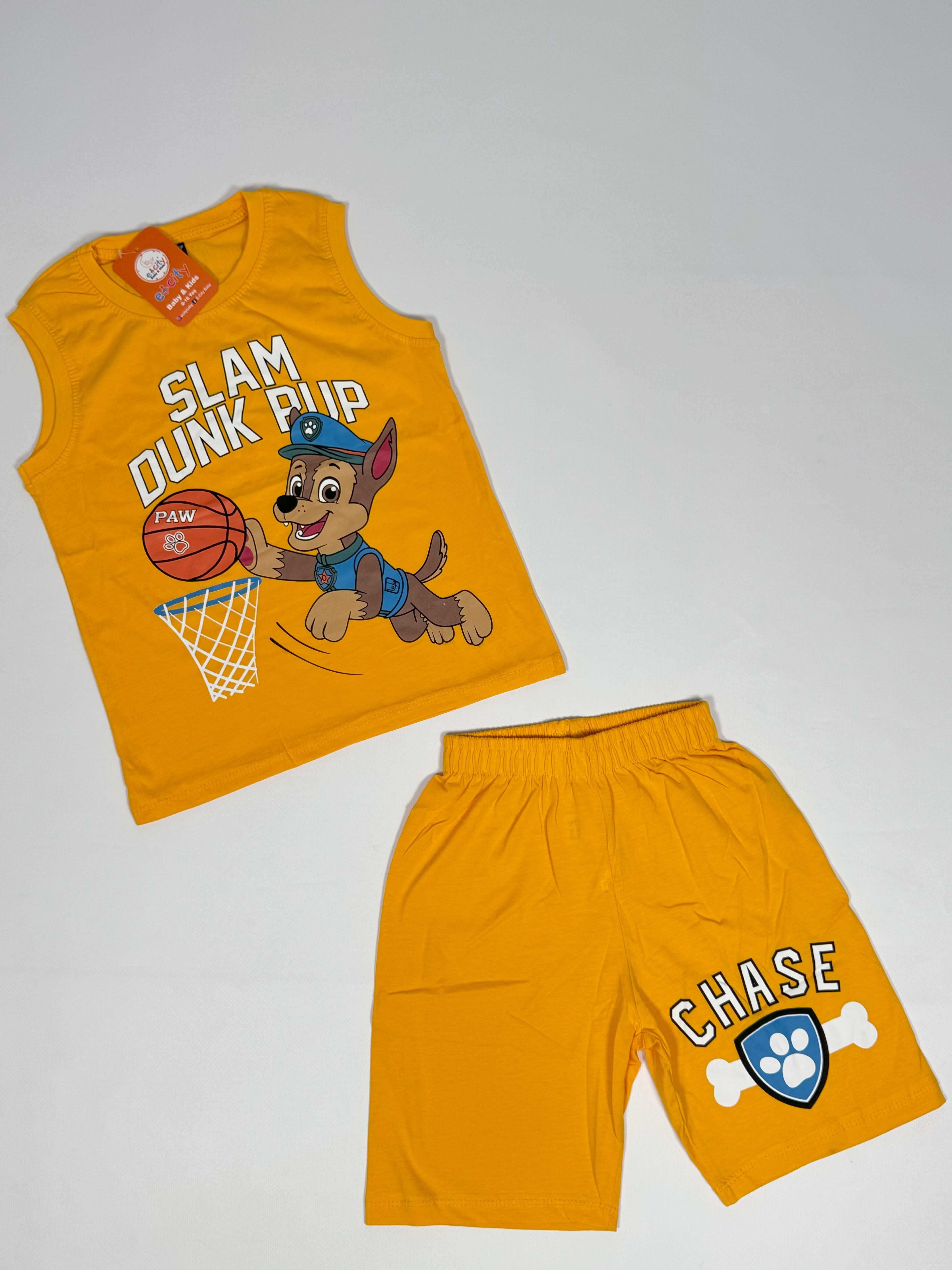 PAW PATROL BASKILI ASKILI ŞORTLU TAKIM